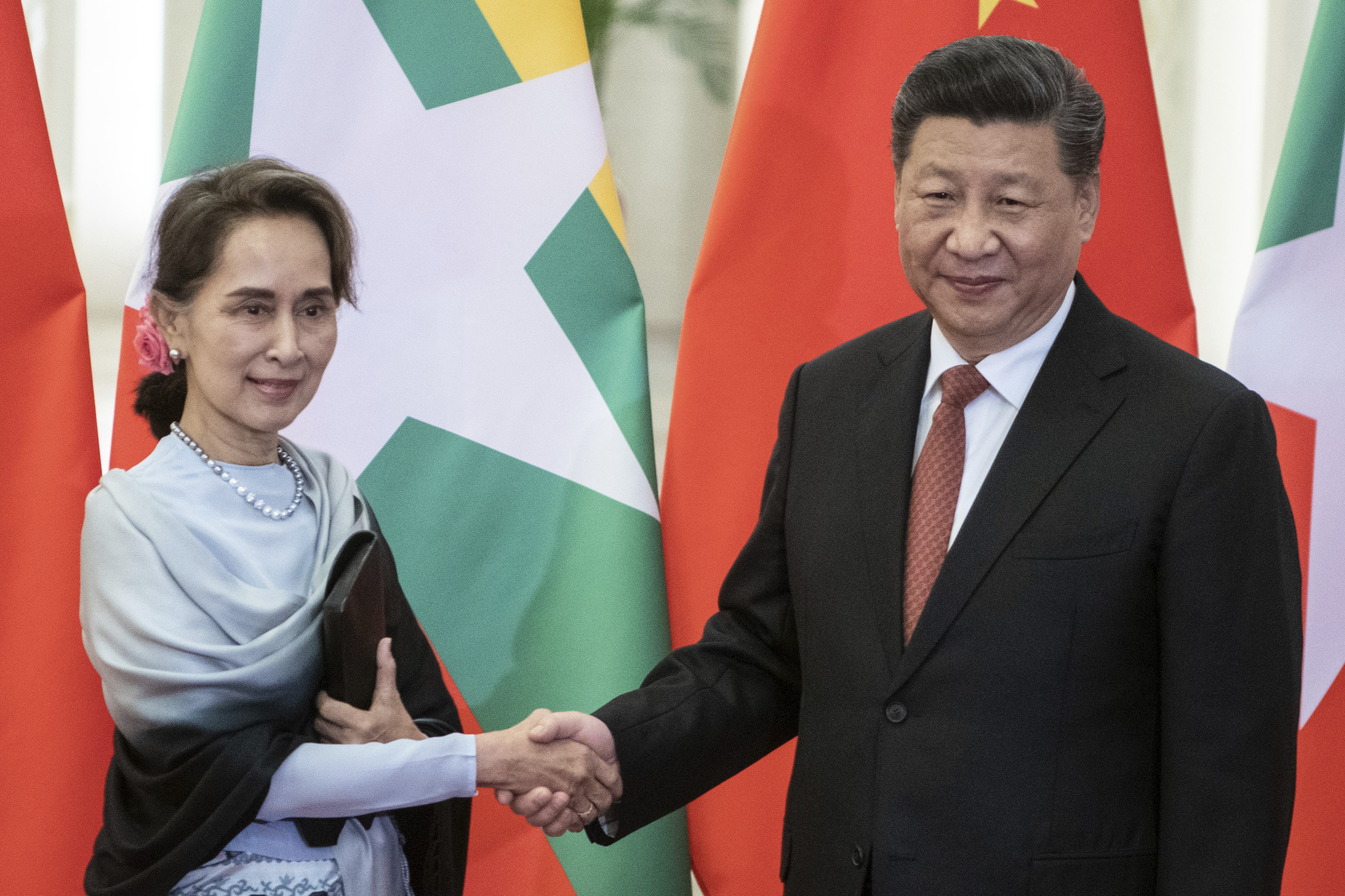 Chinese President Xi Jinping is set to meet State Counsellor Aung San Suu Kyi during his trip to Myanmar. Photo: AP