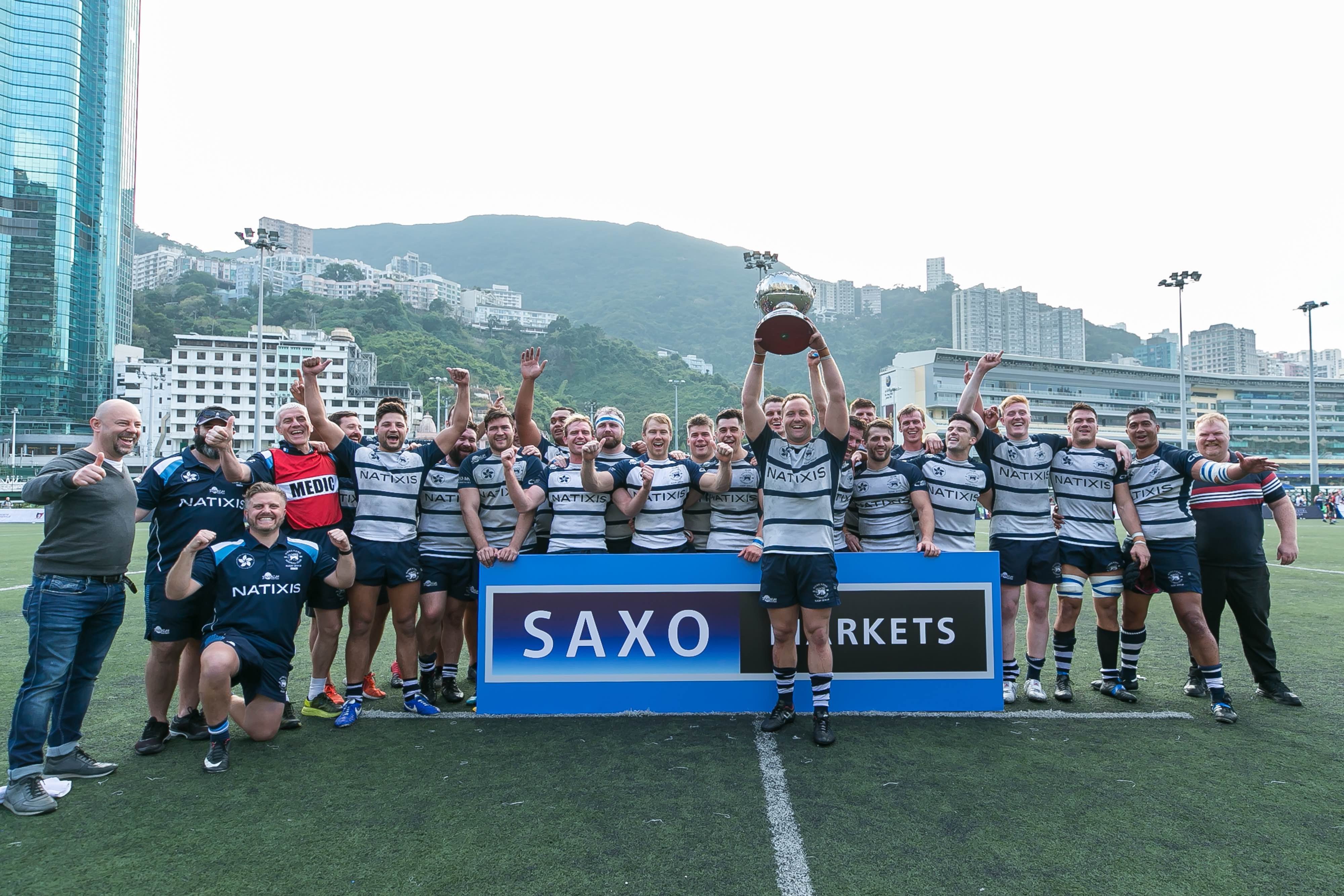 HKFC have won their second premiership title in a row and now head into the play-offs as favourites. Photo: HKRU