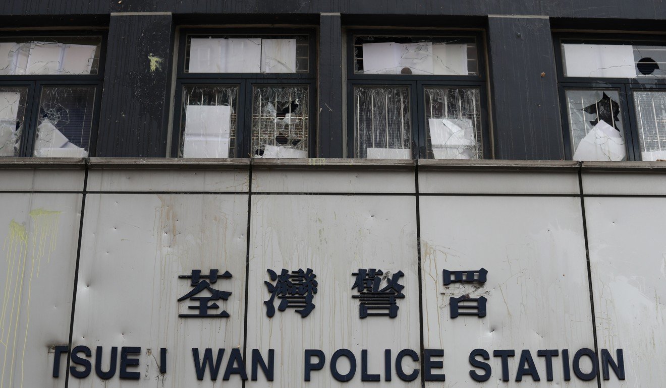 The teen has claimed she was attacked at Tsuen Wan Police Station on September 27. Photo: Nora Tam