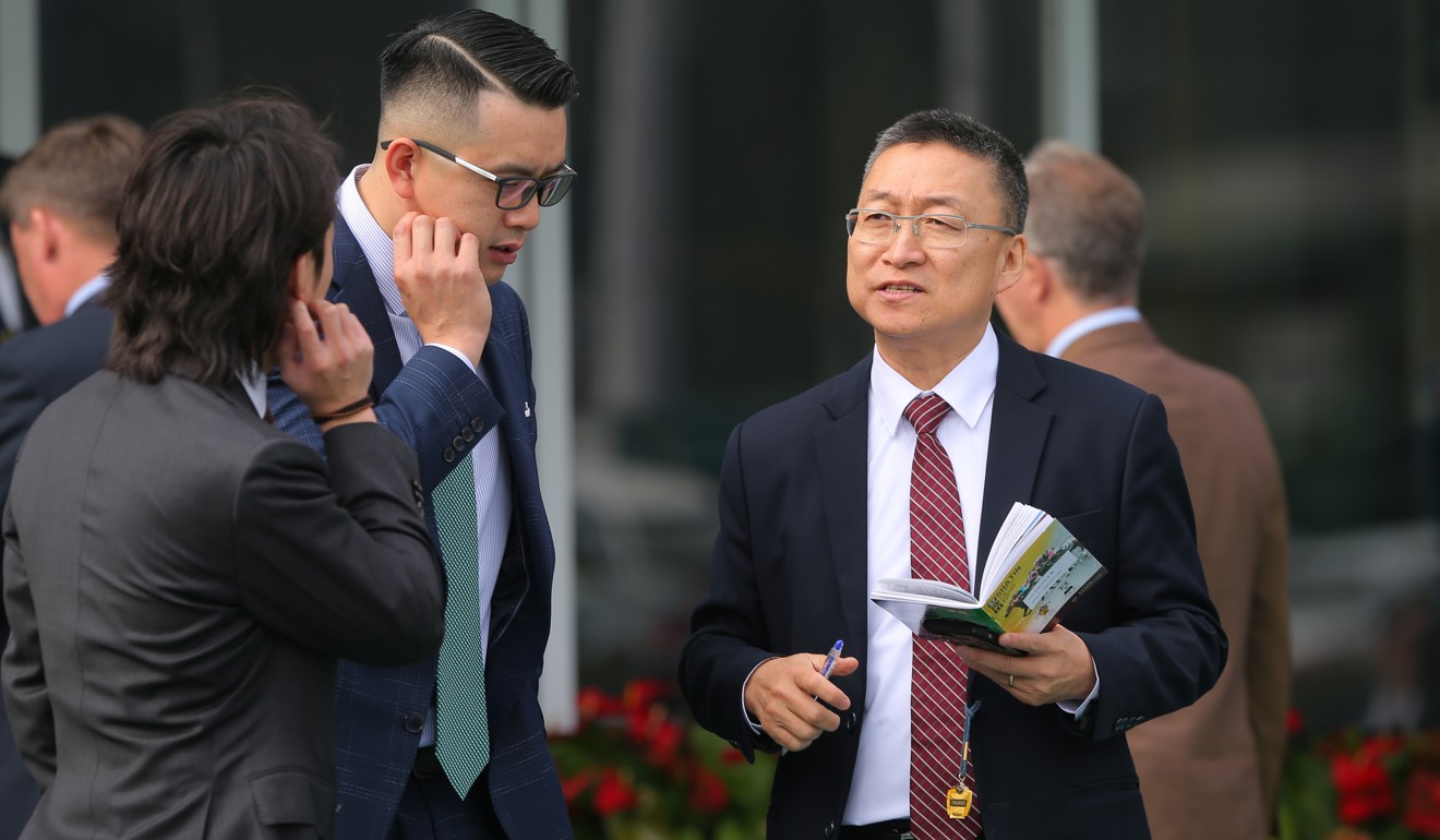 Francis Lui after training a winner at Sha Tin on Sunday.