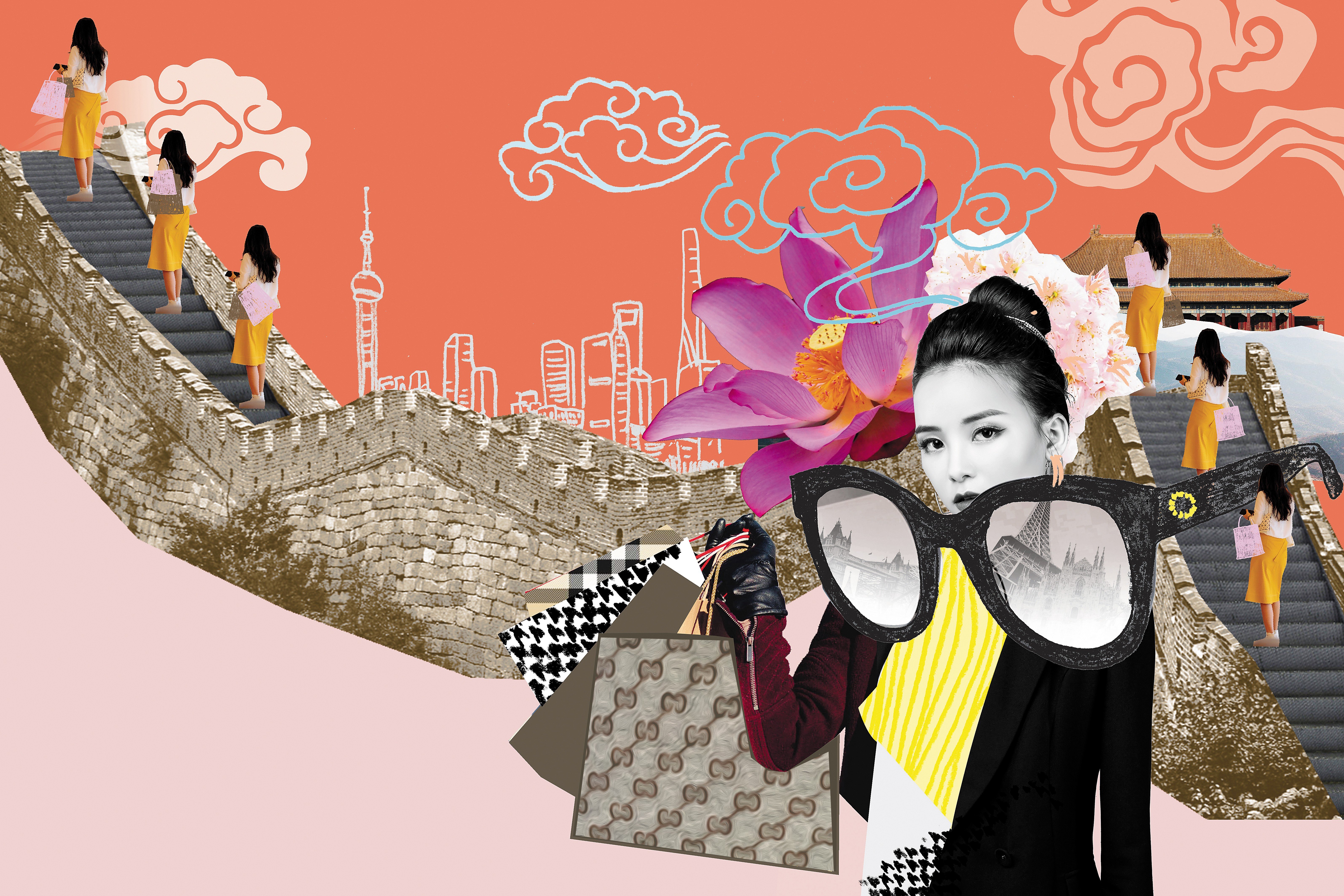 China is the world’s largest luxury goods market, and by 2025 will account for nearly half of global purchases – so brands cannot afford marketing blunders that anger their chief moneymaker. Illustration: Tanya Cooper
