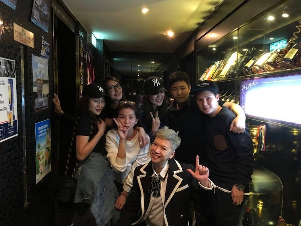 Bar-goers at L’Paradis in Hong Kong’s Tsim Sha Tsui district, one of only two remaining lesbian bars in the city. Photo: Courtesy of Van Lai and Wing Lam