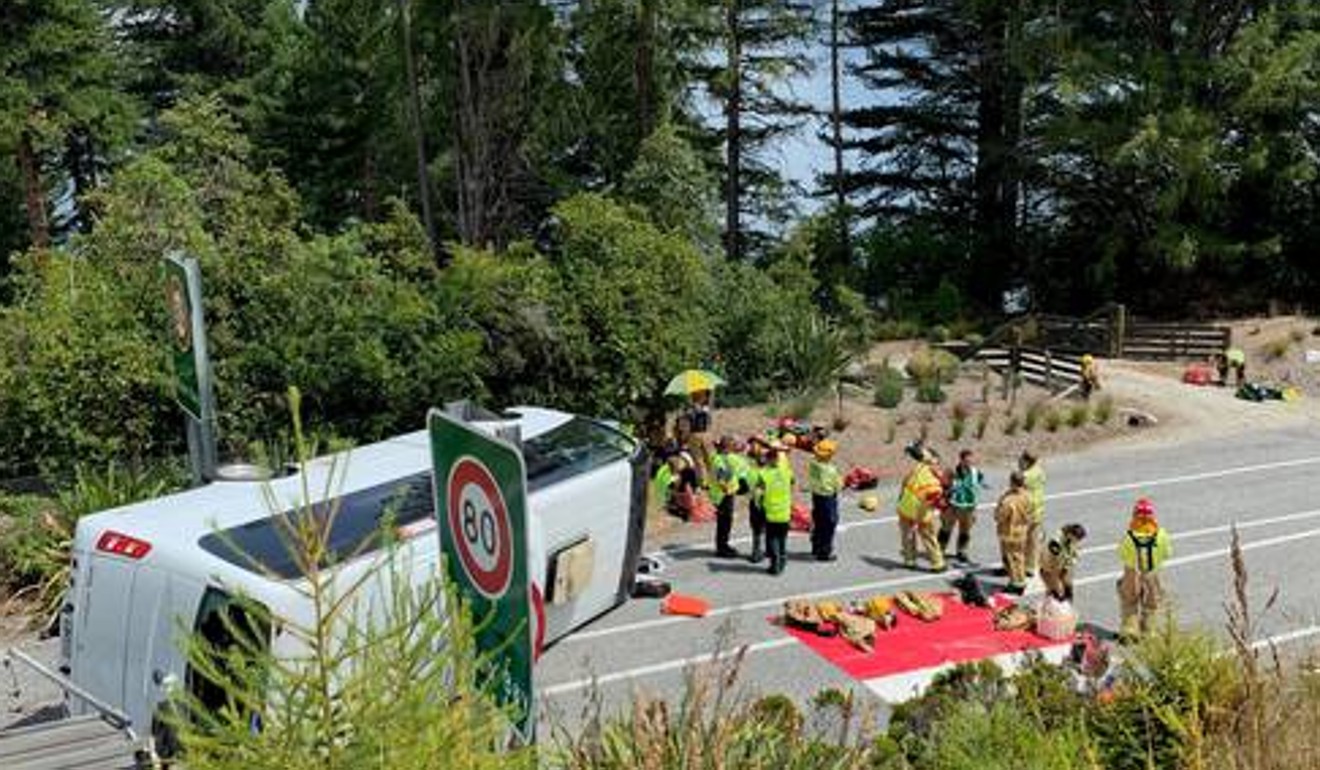 The accident happened on a ‘very sharp’ bend where there had been crashes before. Photo: New Zealand Herald