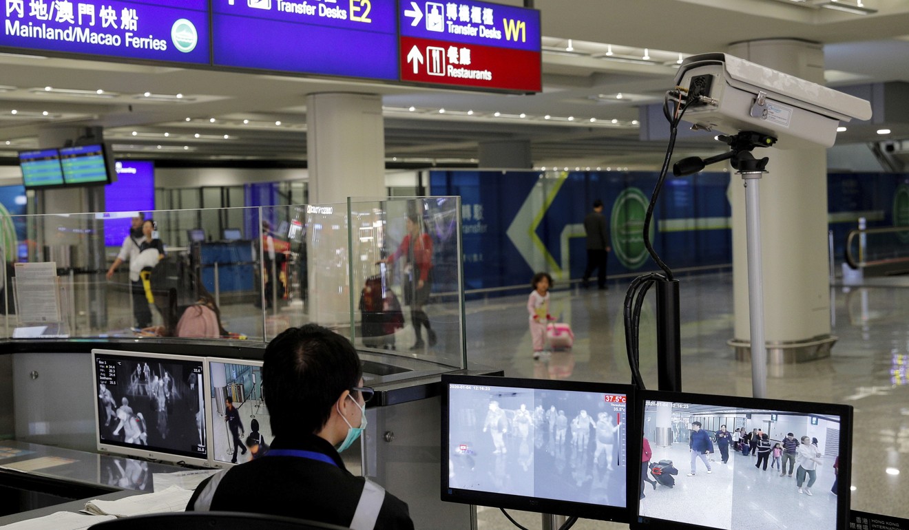 The man had arrived in Hong Kong’s West Kowloon high-speed rail terminus on Tuesday. Photo: AP