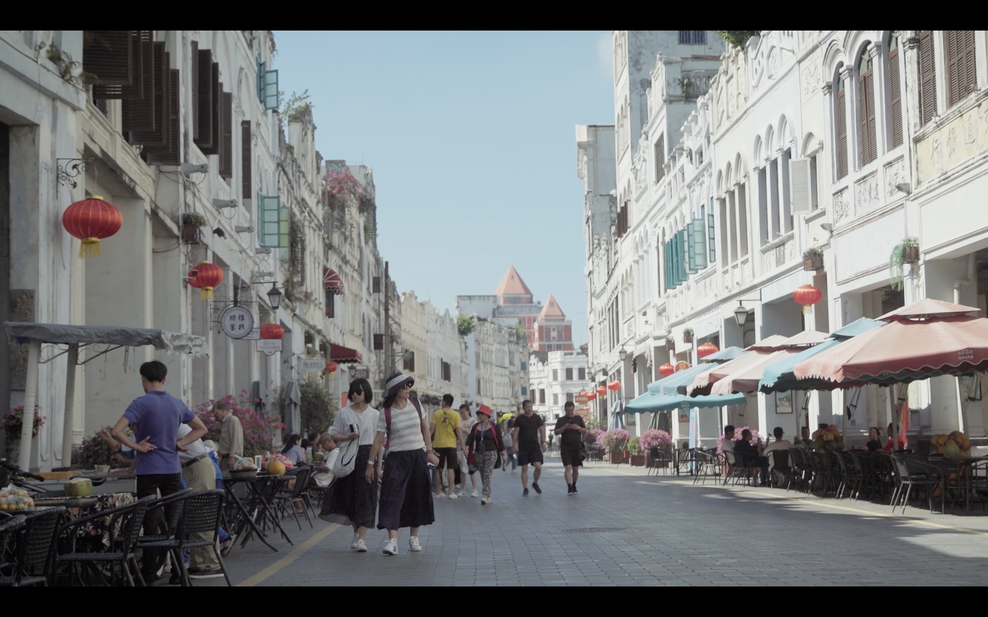 The historic qilou or shophouse buildings in Haikou’s 25,000 square-metre district of Qilou Old Street, on China’s resort island of Hainan, feature a mixture of Western and Eastern architecture.