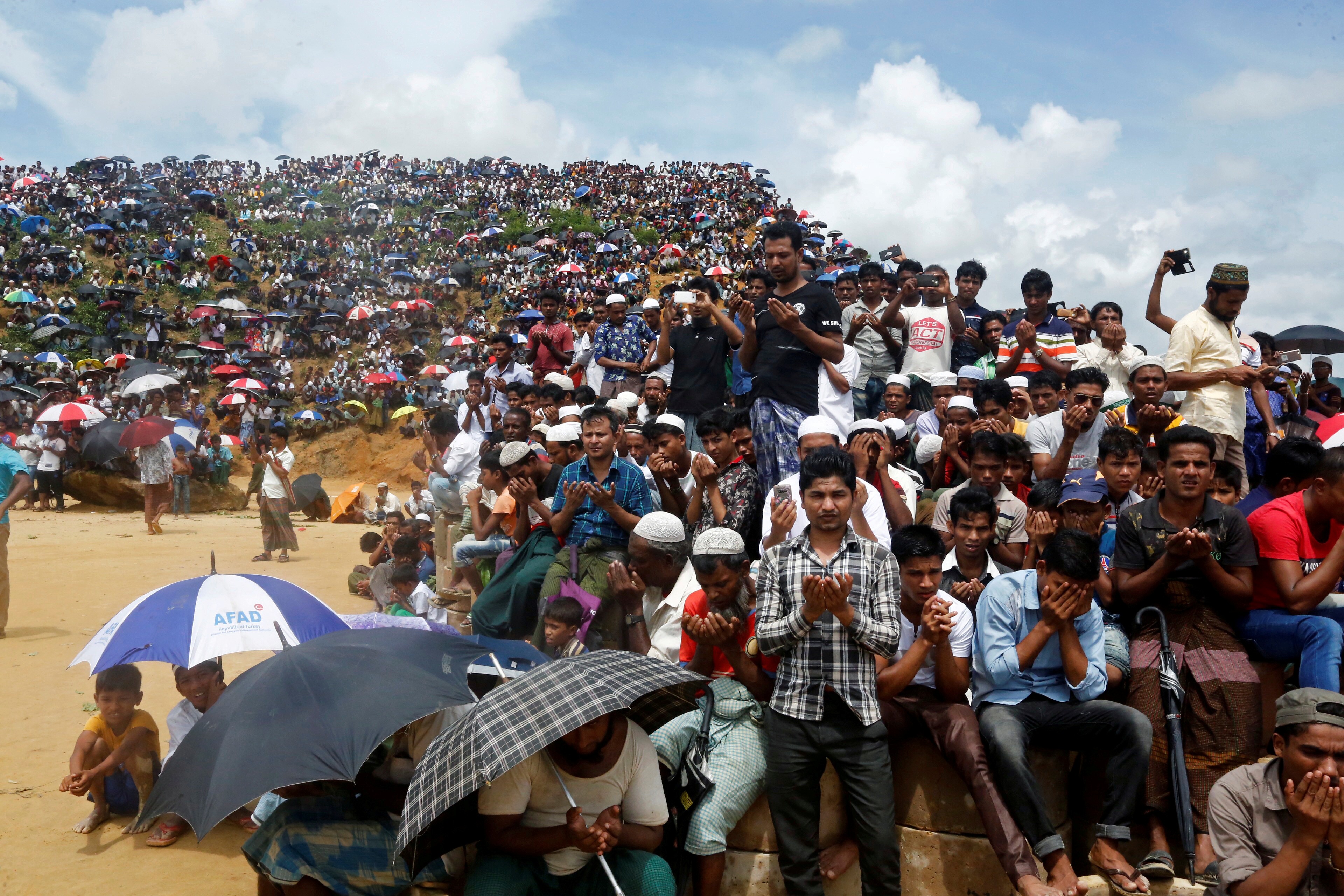 Rohingya refugees are seen in a camp in Bangladesh. The International Court of Justice on Thursday ordered Myanmar to take urgent measures to protect its Rohingya Muslim population from persecution and atrocities. Photo: Reuters