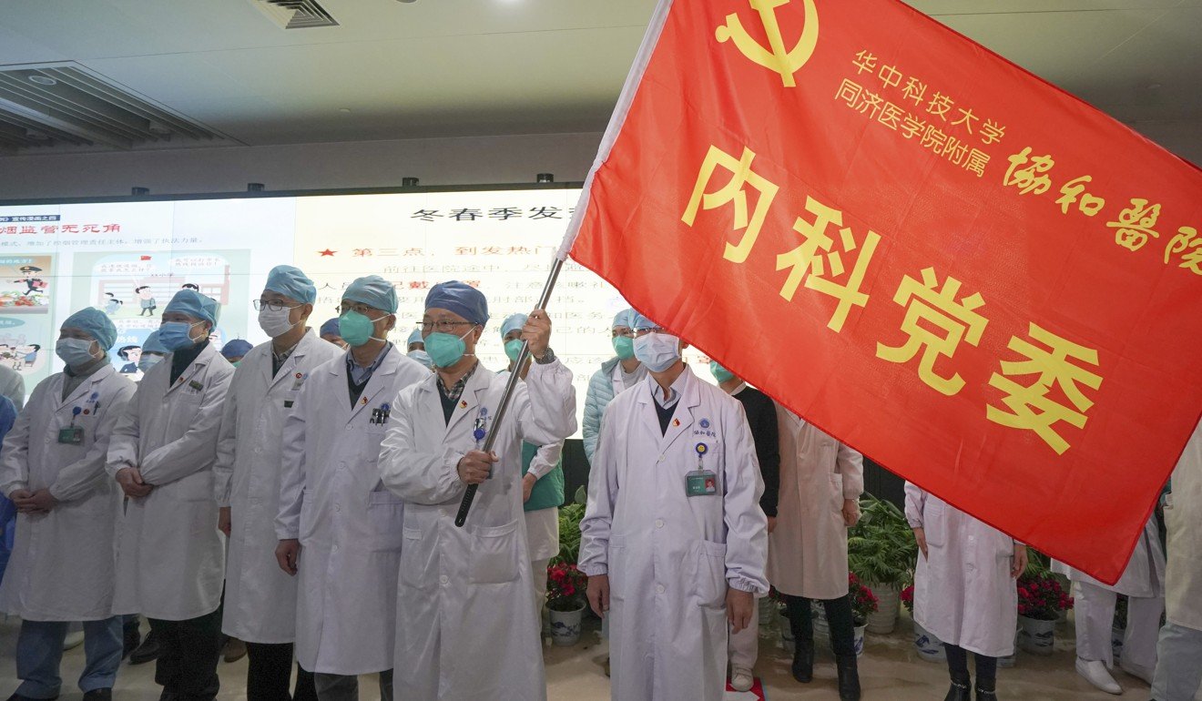 Medical teams in Wuhan have been under huge pressure since the outbreak began. Photo: Xinhua