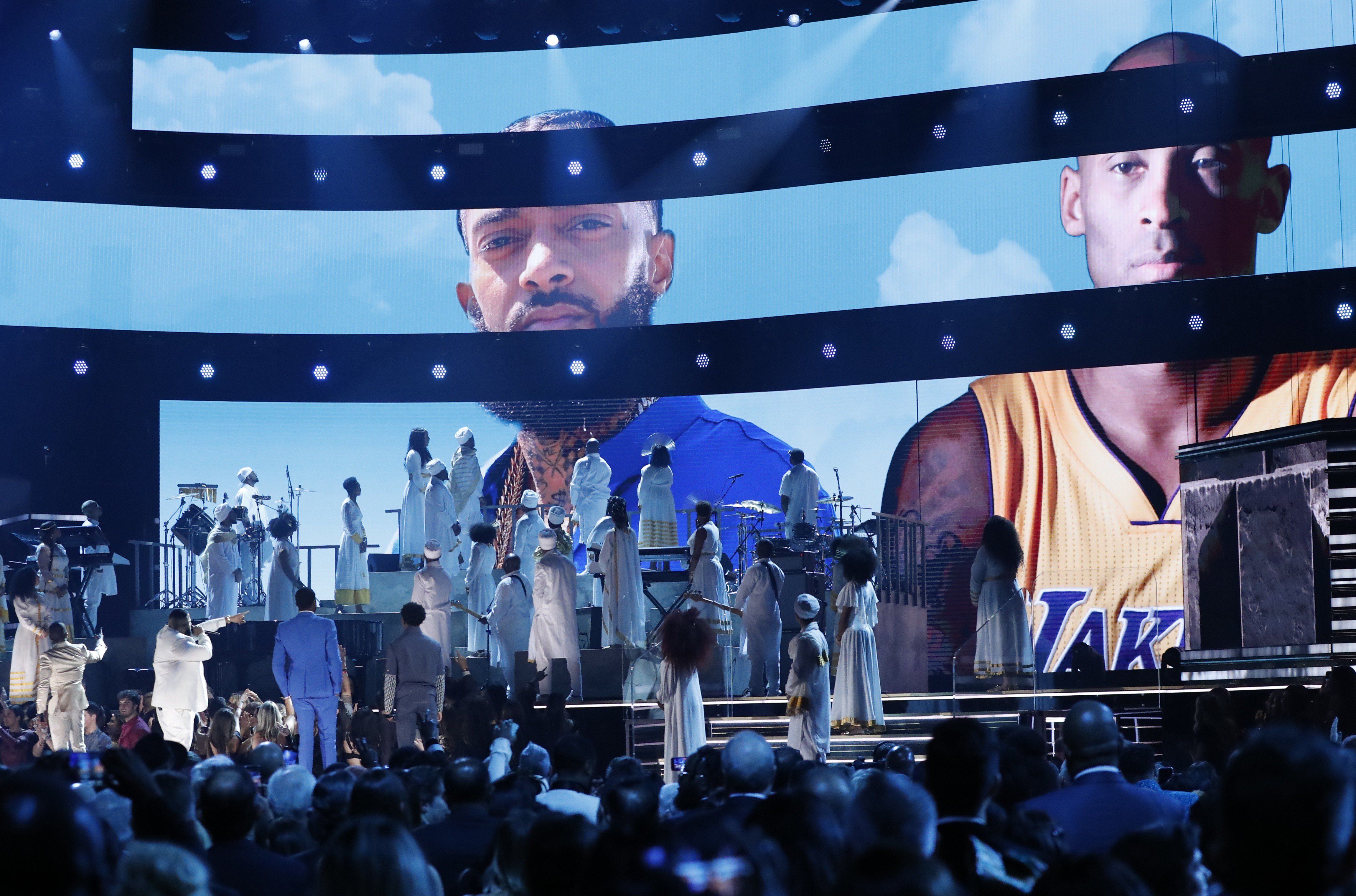 Bts Joined Lil Nas X While Kobe Bryant And Nipsey Hussle Tributes United Winners And Losers At Grammy Awards South China Morning Post