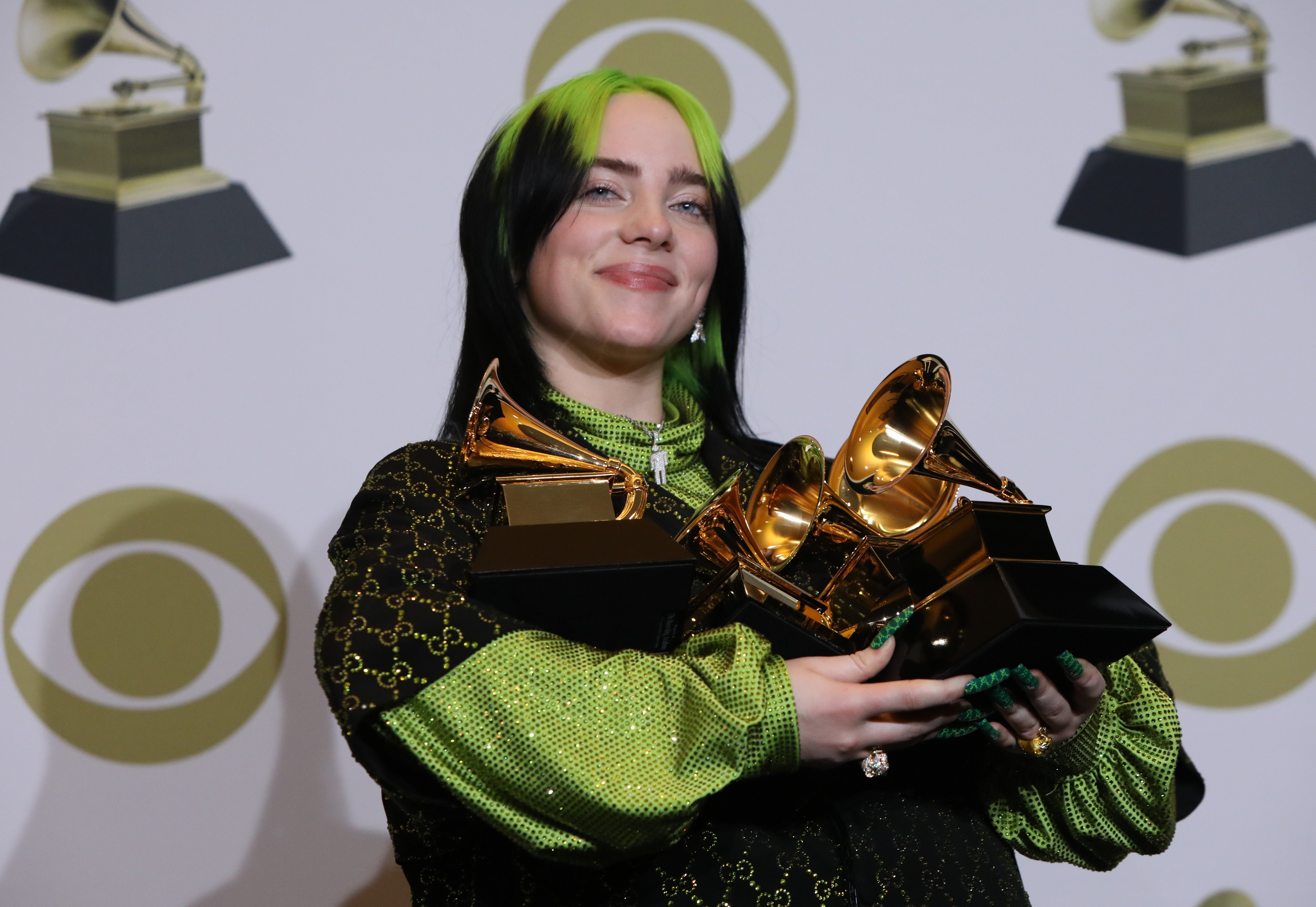 Going viral: Billie Eilish is all Gucci at the Grammy Awards, from