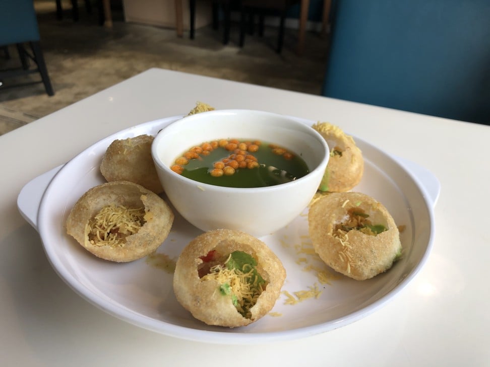 Pani puri is a popular Indian street food. Photo: Gigi Choy