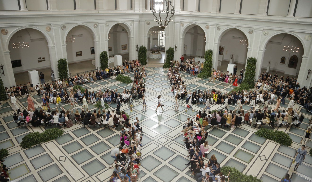 The Tory Burch spring/summer 2020 show at the Brooklyn Museum, New York.