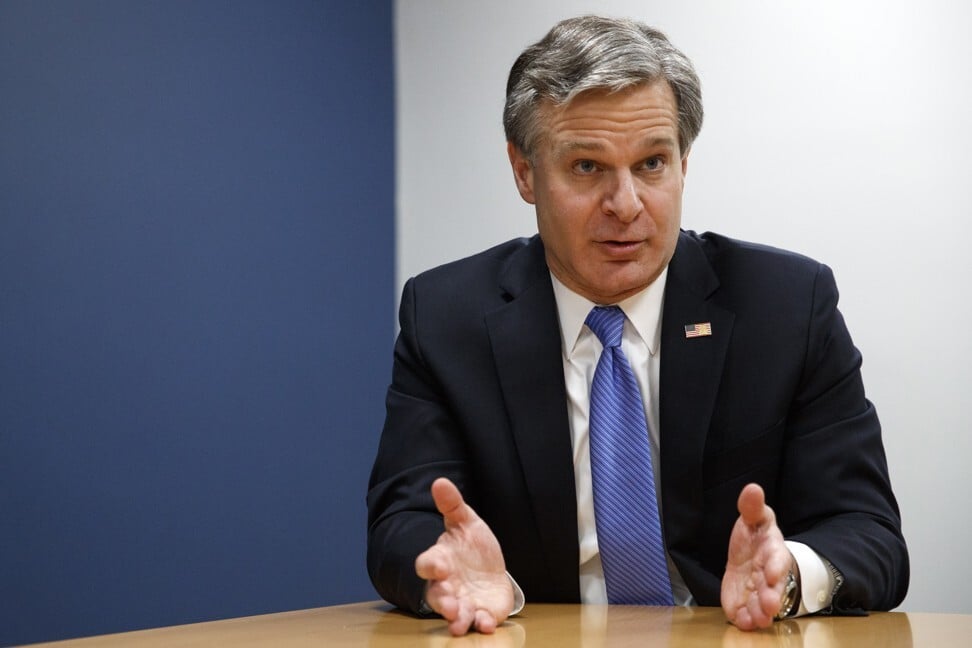 FBI Director Christopher Wray. Photo: AP