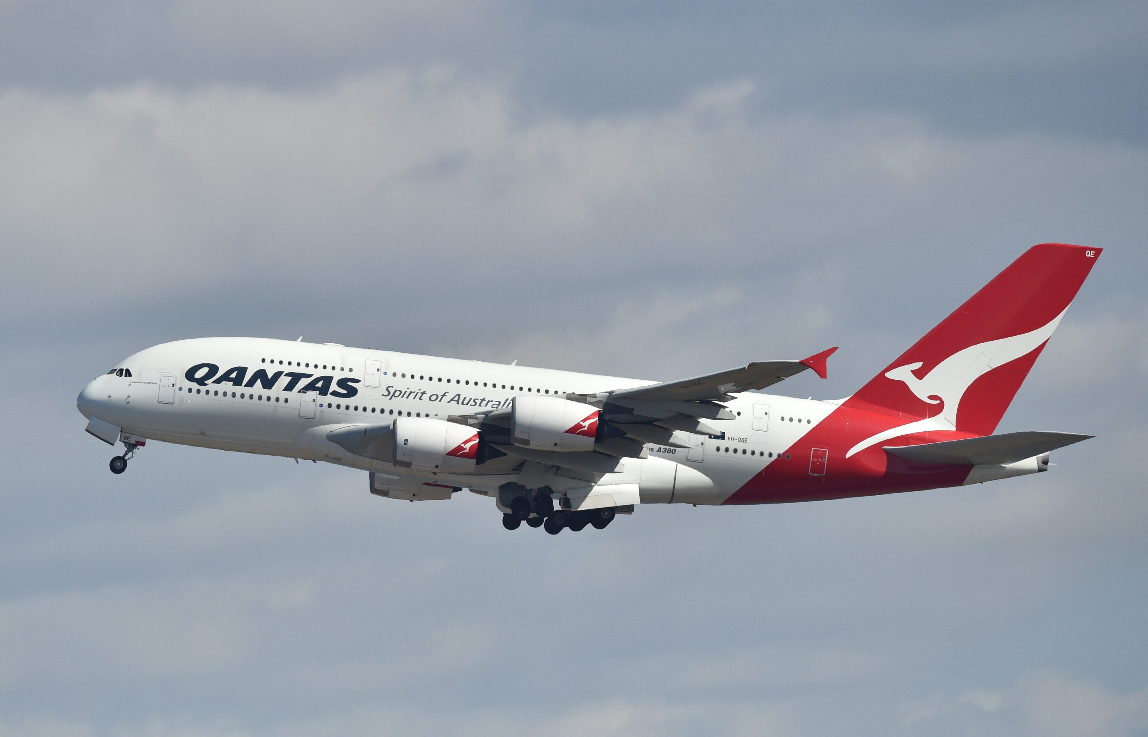 Qantas has announced it would curtail its China flights due to the coronavirus outbreak. Photo: AFP