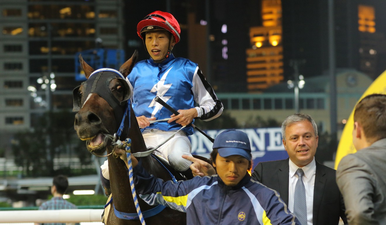 Caspar Fownes leads Naboo Star back after winning at Happy Valley.