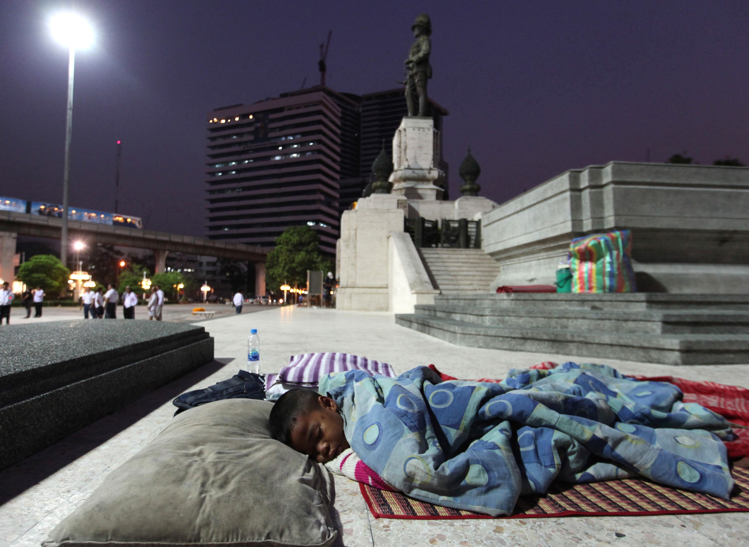 Street children in Thailand are usually from disadvantaged backgrounds. Photo: Bangkok Post