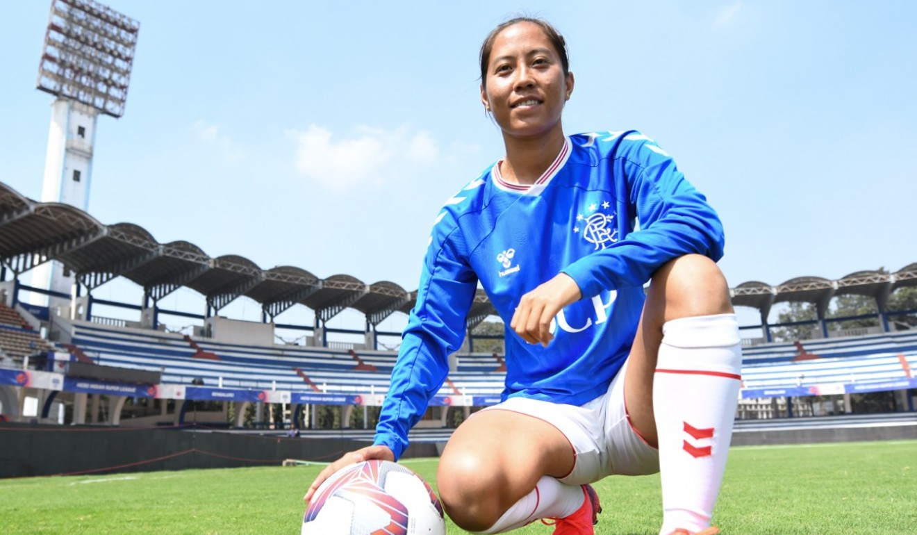 Devi is the first Indian women's football player to sign a professional contract with a foreign team. Photo: Handout