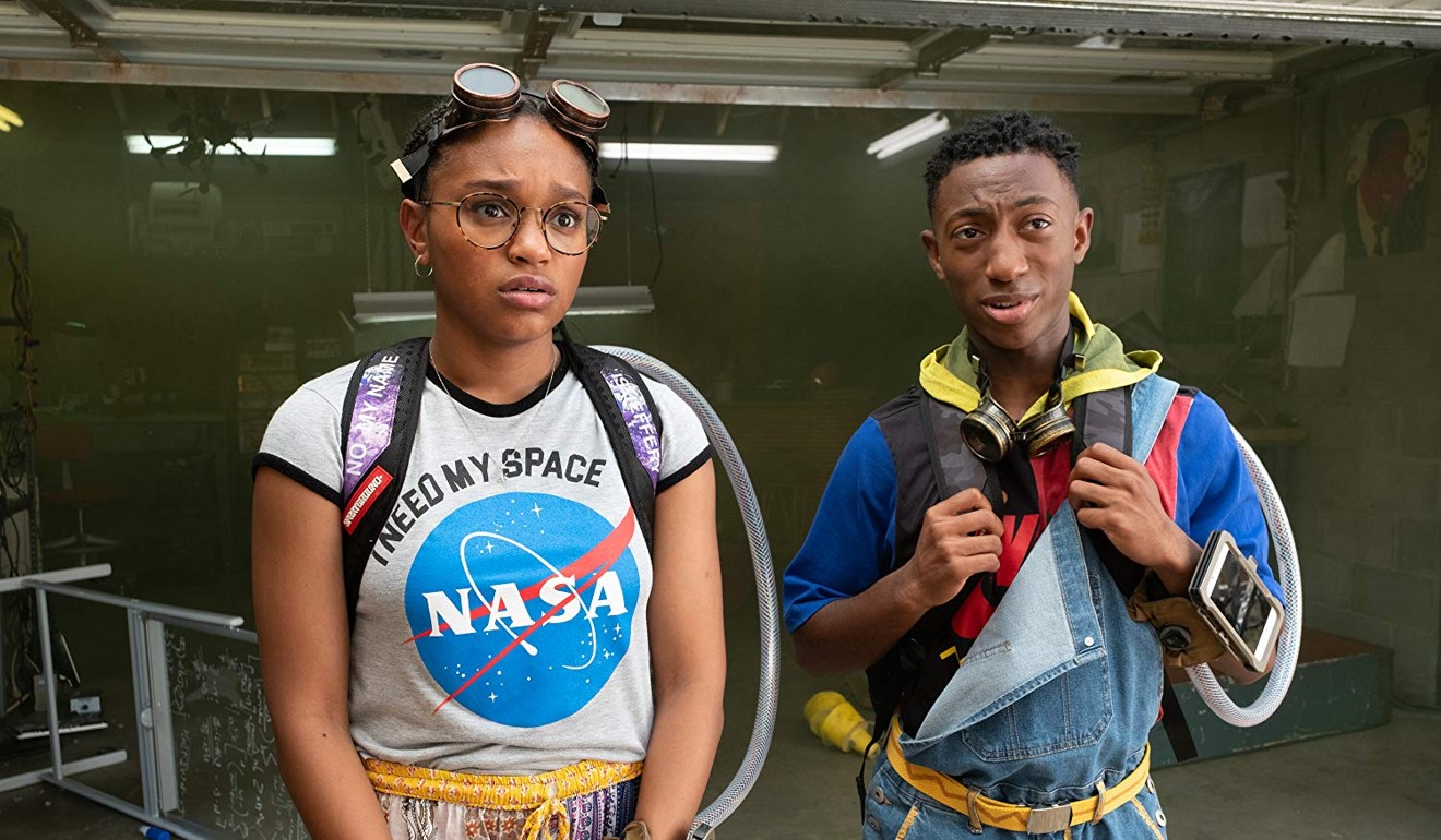 Duncan-Smith and Crichlow in a still from See You Yesterday (2019). Photo: Netflix
