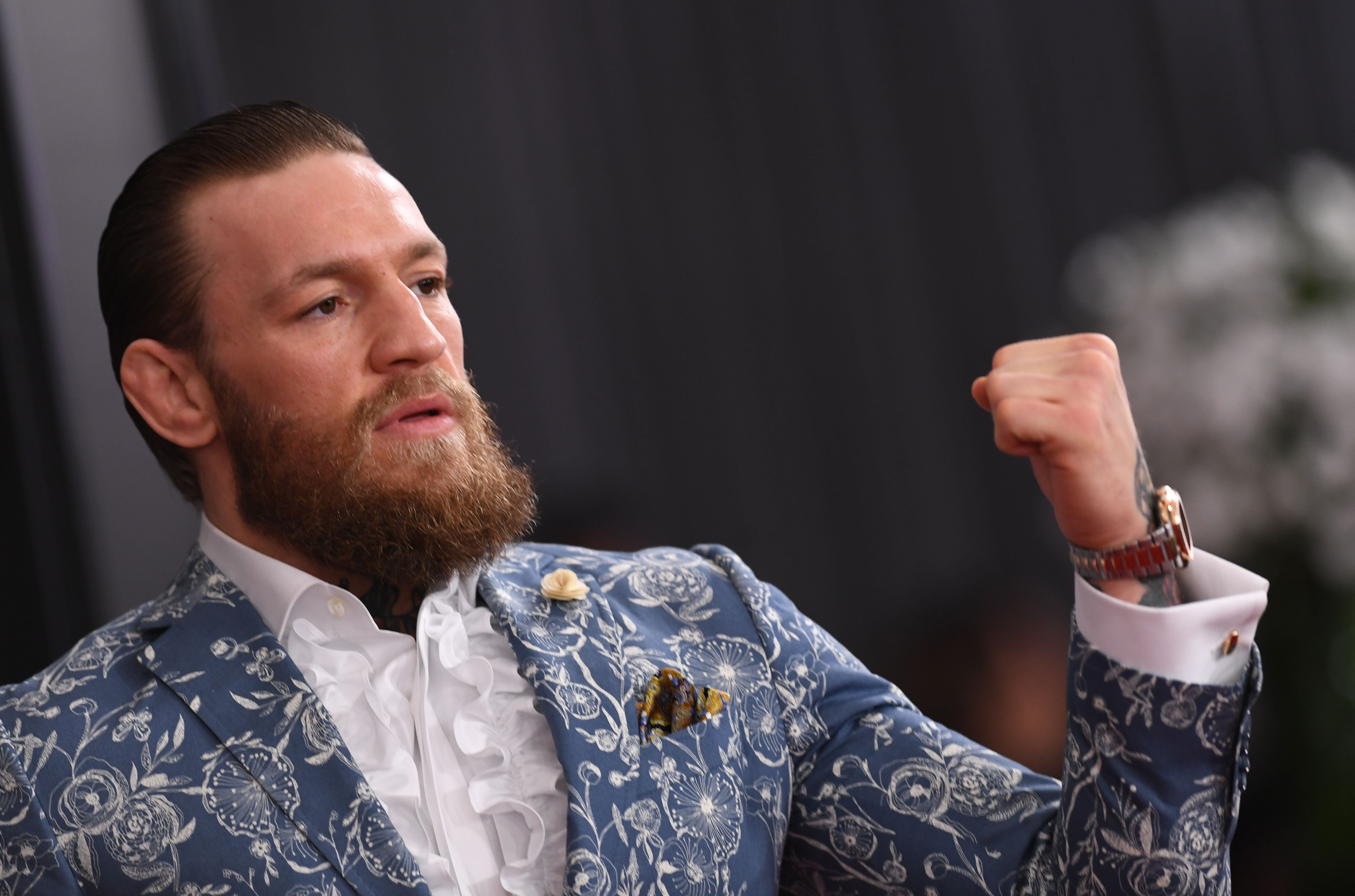 Should Conor McGregor really drop back to 155 pounds to fight Khabib Nurmagomedov? Photo: AFP