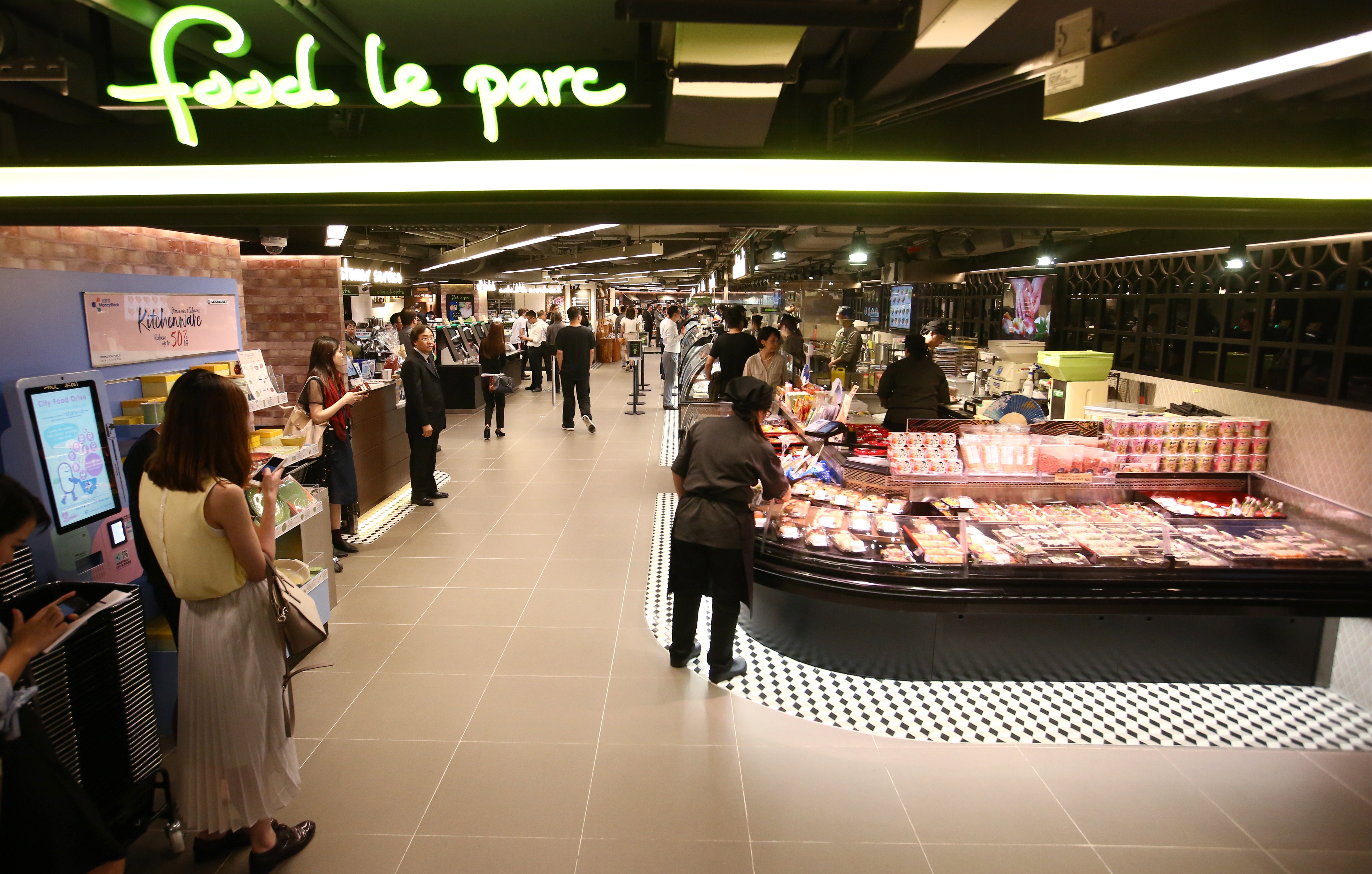 Interior of the "food le parc" in CKC18, a shopping concept store operated by A.S. Watson Group (ASW), at Cheung Kong Center in Central. 31MAY18 SCMP / Edmond So