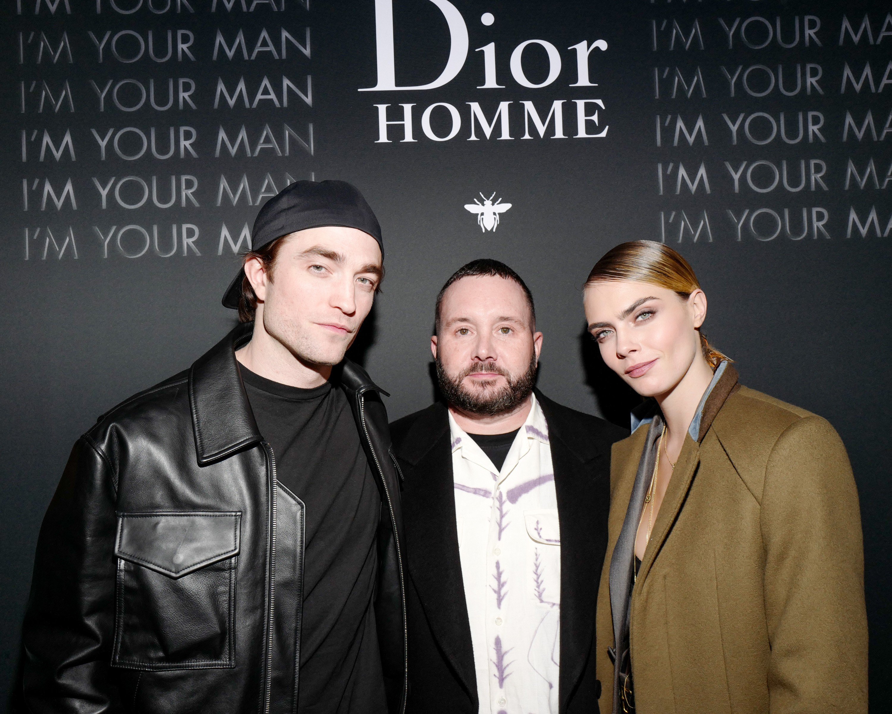 Robert Pattinson, Kim Jones and Cara Delevingne at the Dior Homme Eau De Toilette Launch Party. Photos: Handouts