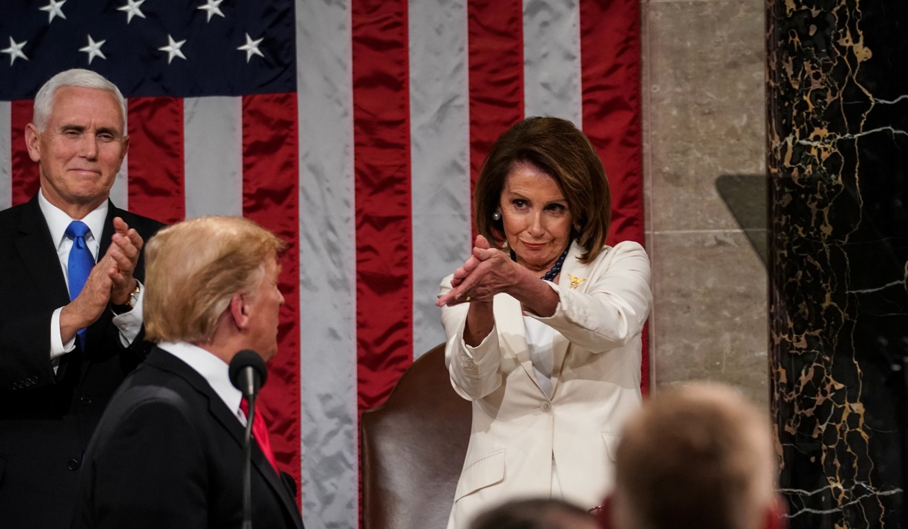 US House Speaker Nancy Pelosi and that ‘clap’ at US President Donald Trump’s 2019 State of the Union address. File photo: Bloomberg