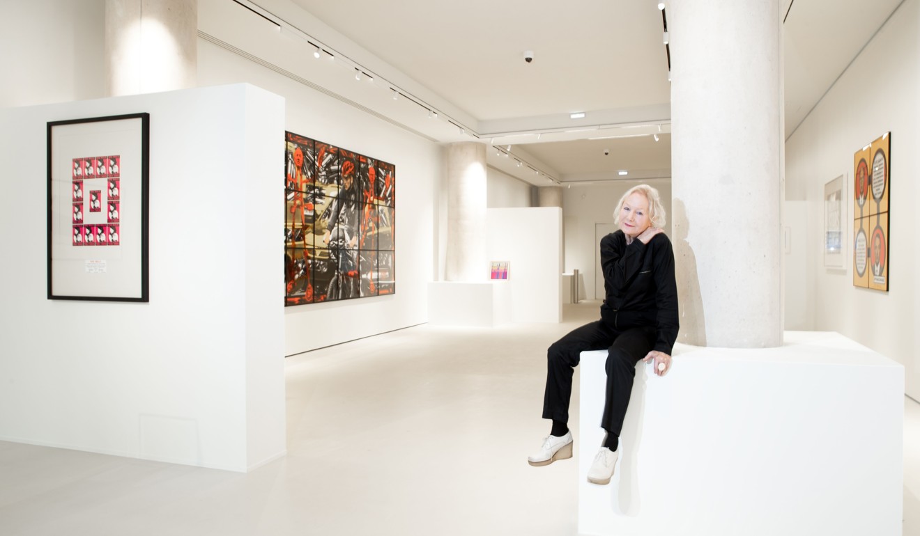 Agnes b.is displaying her large art collection at her new gallery Fab in Paris. Photo: Joel Saget/AFP