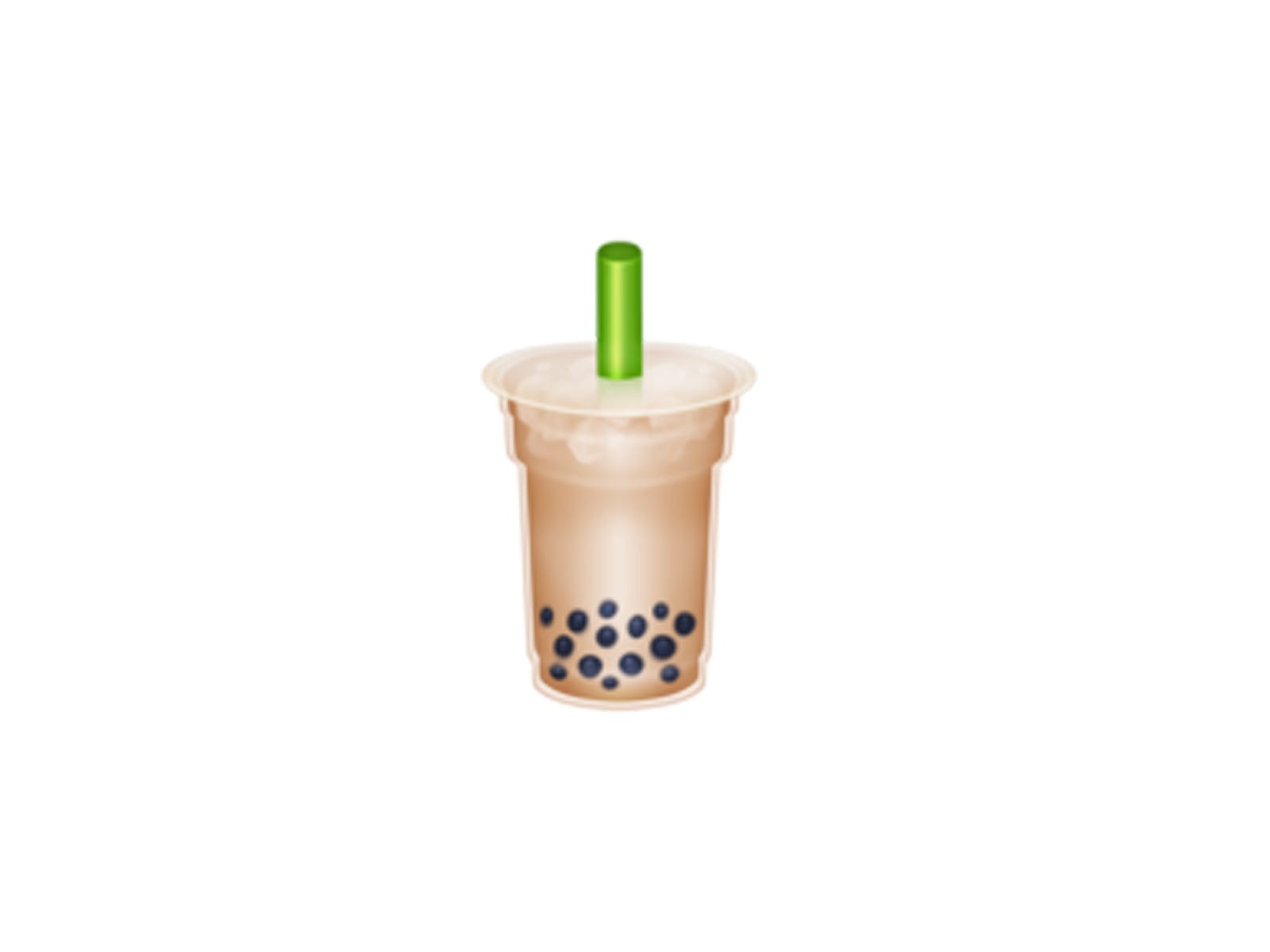 Emoji of bubble tea. Photo: Emojipedia