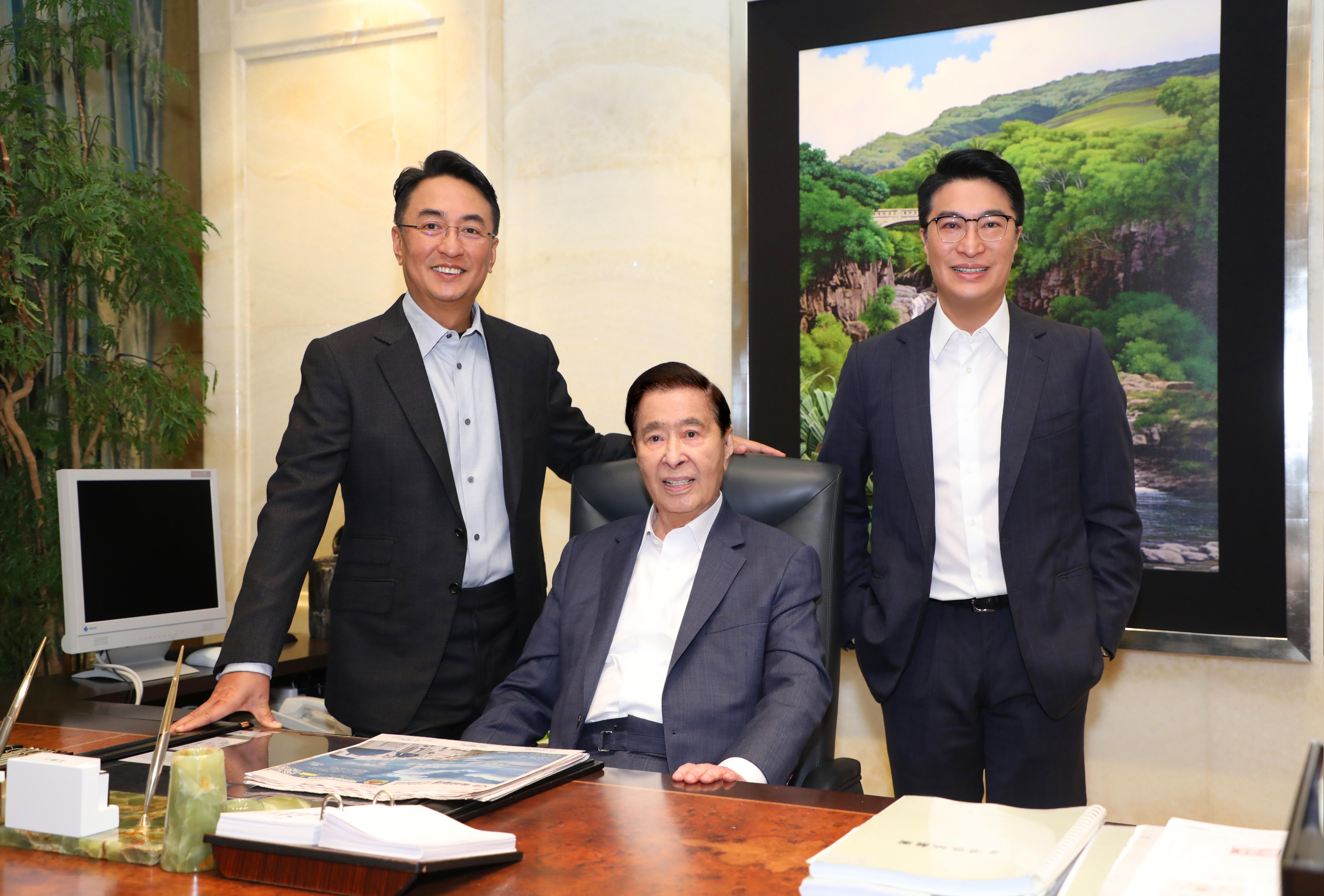 Lee Shau-kee, Hong Kong’s richest man, stepped down from his role as chairman of Henderson Land last year, and divided responsibilities at the property company between sons Peter Lee Ka-kit and Martin Lee Ka-shing. Photo: Handout