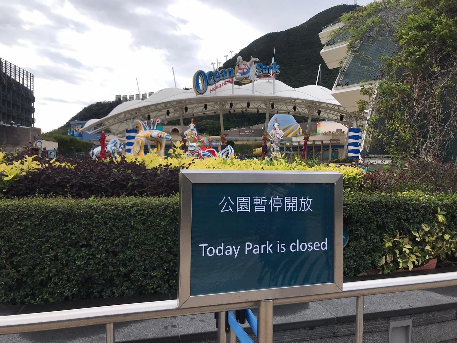 Ocean Park has been temporarily closed since January 26 as a precaution against the outbreak of the new coronavirus. Photo: Chan Ho-him