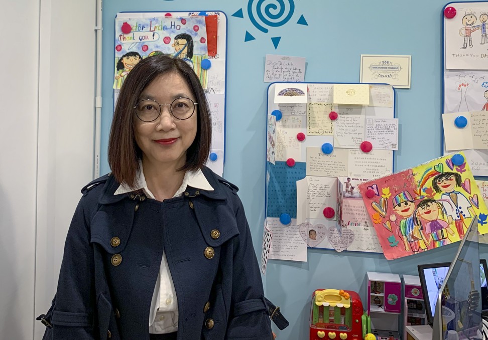 Linda Ho Mo-ching is a specialist in paediatrics at Matilda International Hospital.