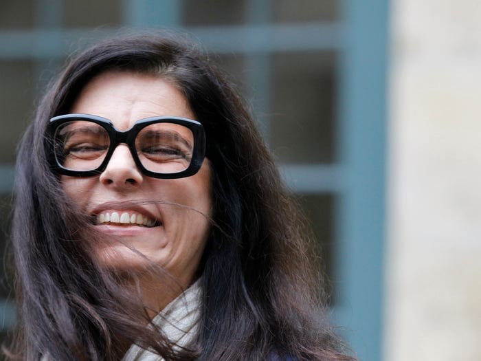 As the world’s richest woman, Francoise Bettencourt Meyers has a good reason to smile. Photo: AFP via Getty Images