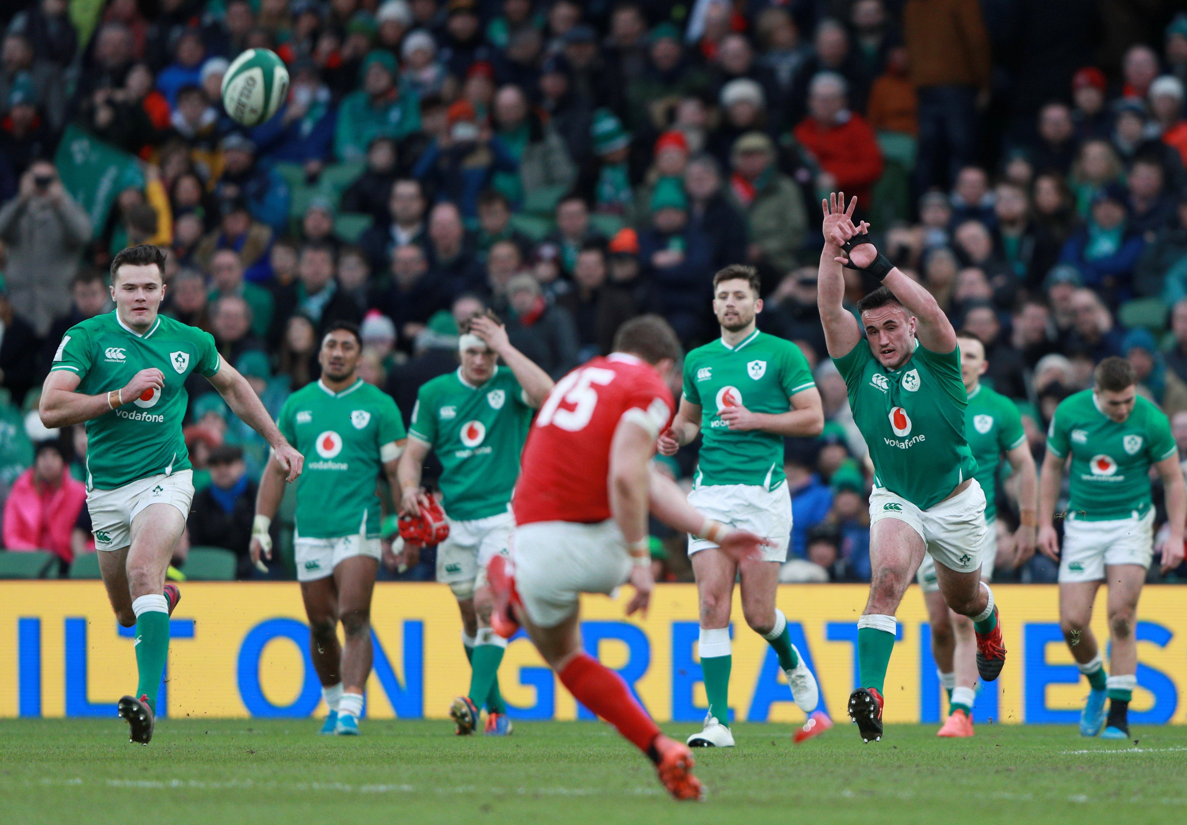 Ireland overcame Wales at the Six Nations Championship in Dublin on Saturday. Photo: Reuters