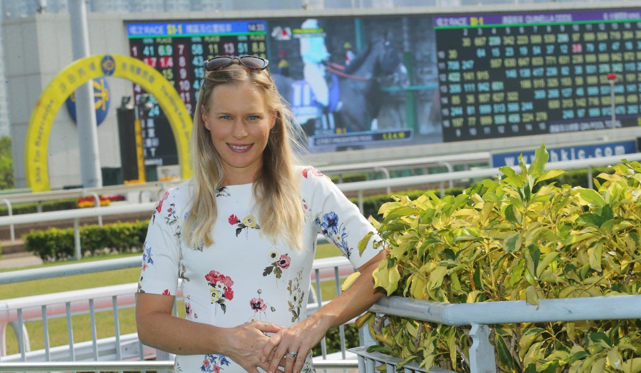 Itr's Amy Taylor at Sha Tin esta temporada. Foto: Kenneth Chan 