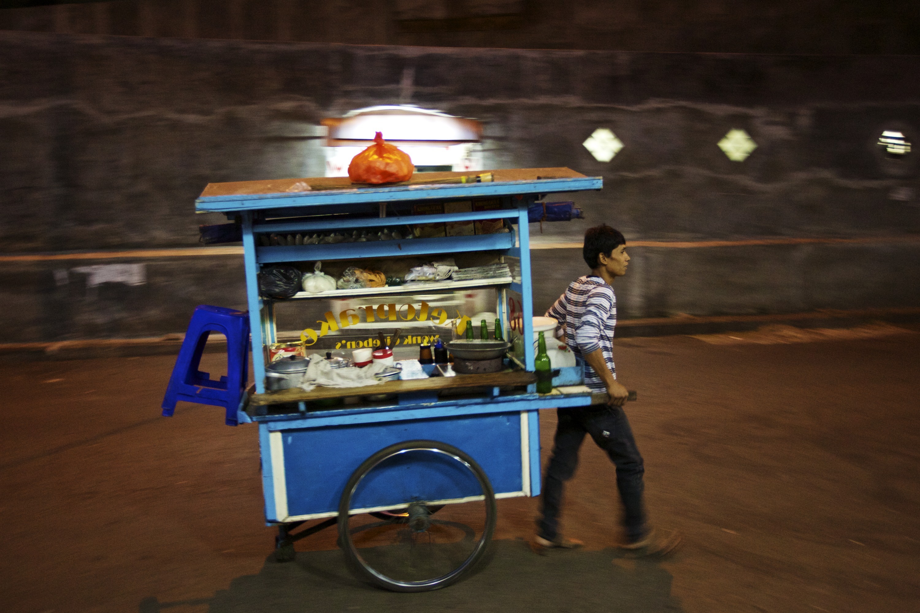 A noodle seller in Jakarta, Indonesia. Photo: Ed Wray/Getty Images