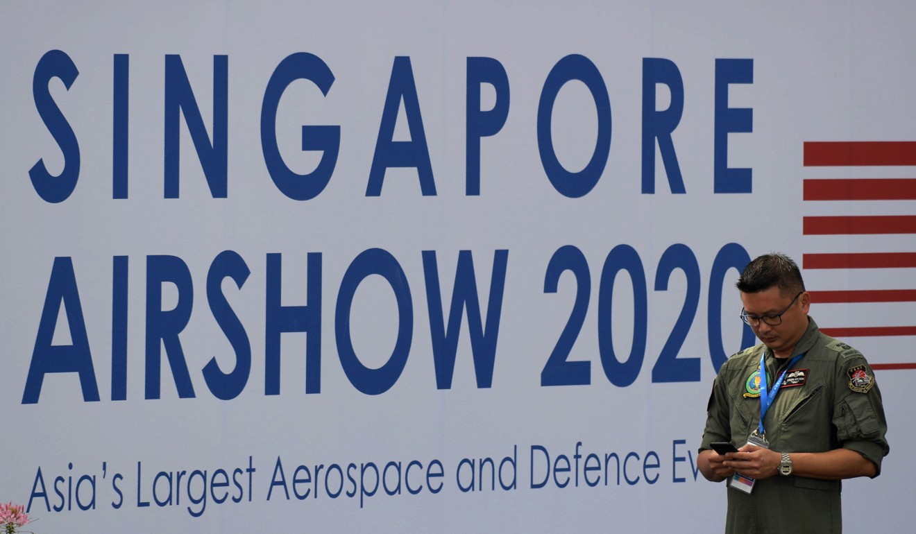 The air show in Singapore begins on Tuesday and runs through Sunday. Photo: AFP