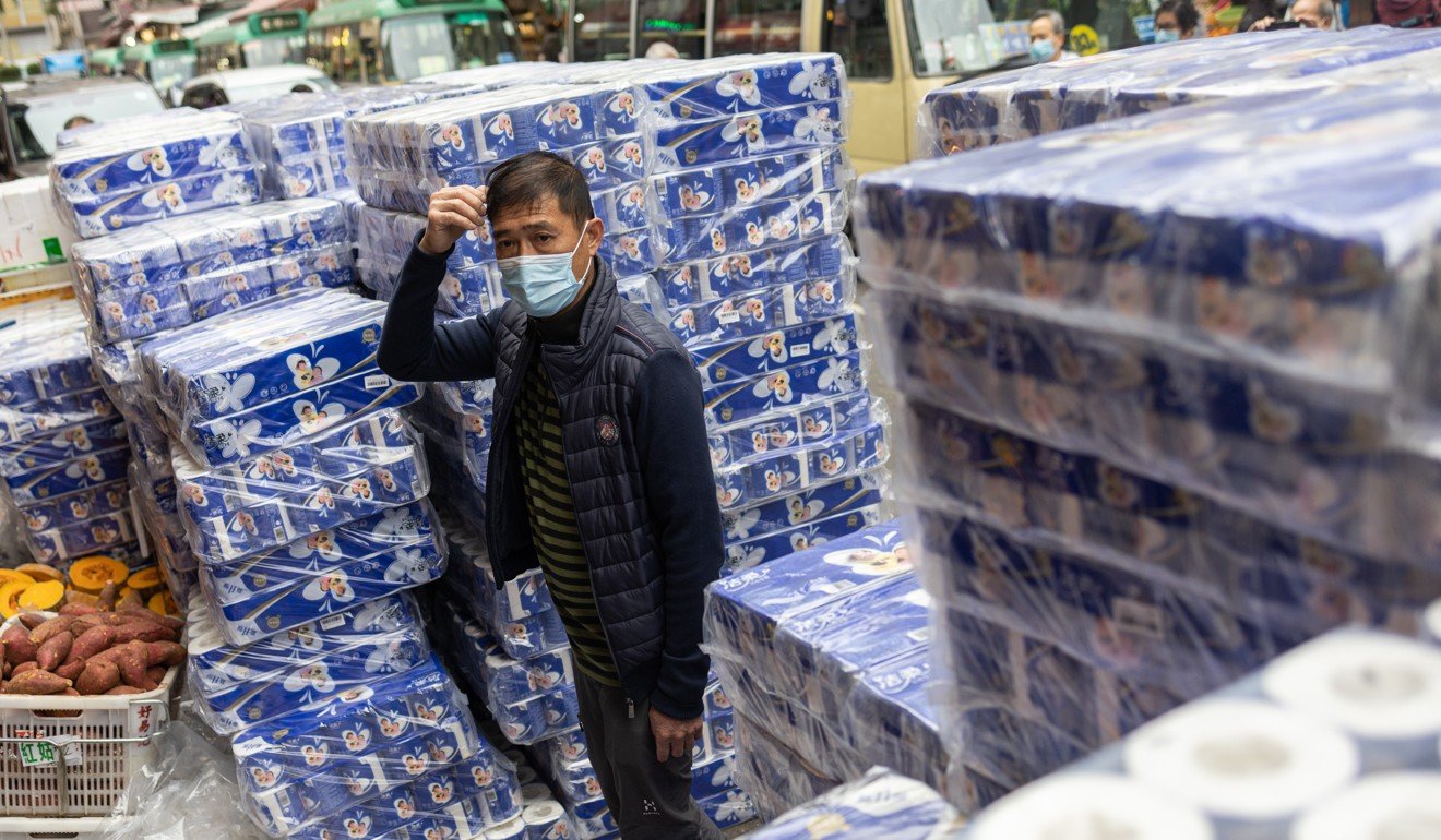 Panic buying of essentials such as toilet roll is one example of emotional decision making. Photo: EPA