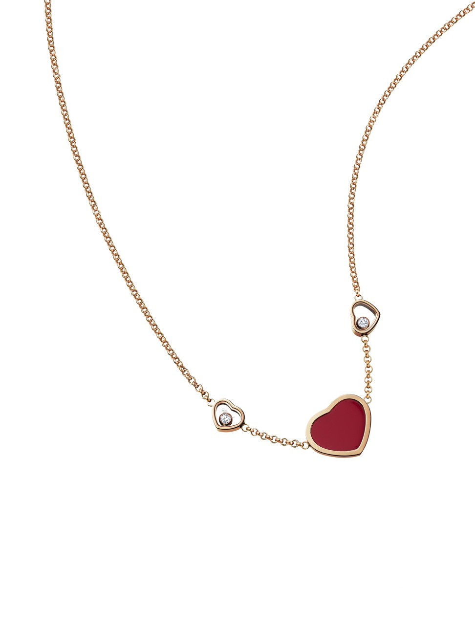 Chopard Happy Hearts necklace. Photo: Chopard