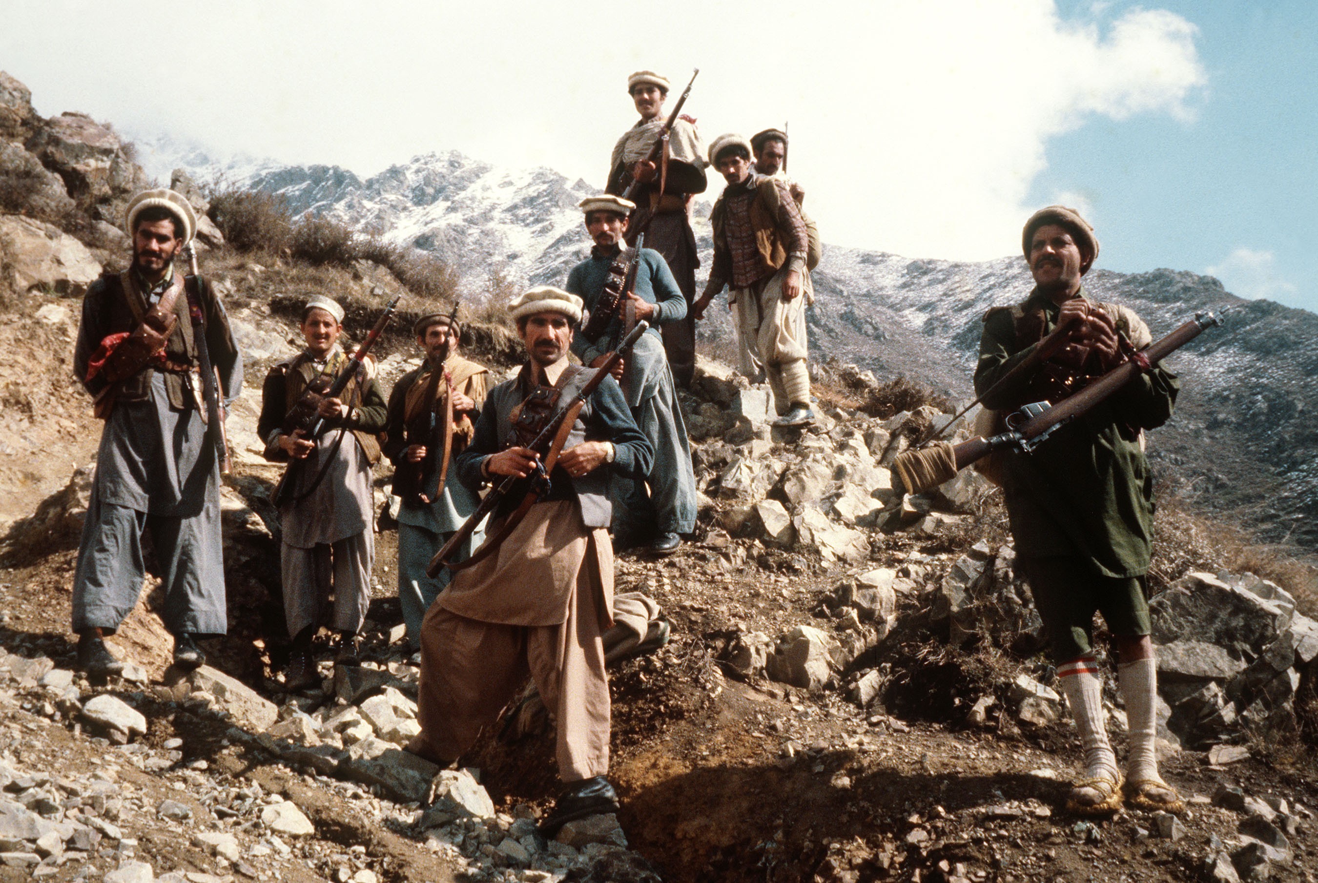 Afghan anti-Soviet resistance fighters in the 1980s. The Afghans repulsed the Red Army’s 1979-1989 invasion with a huge human cost and with the material aid of the United States. Photo: AFP