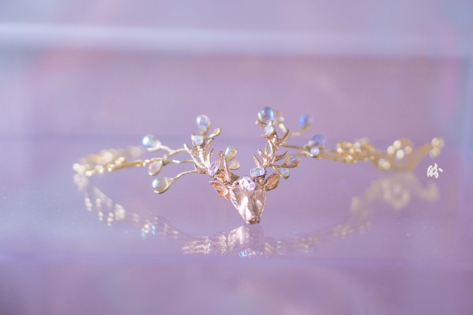 A special deer tiara was made by the Hanfugirls to resemble the tiara worn by Wonder Woman. Photo: Hanfugirls Collective