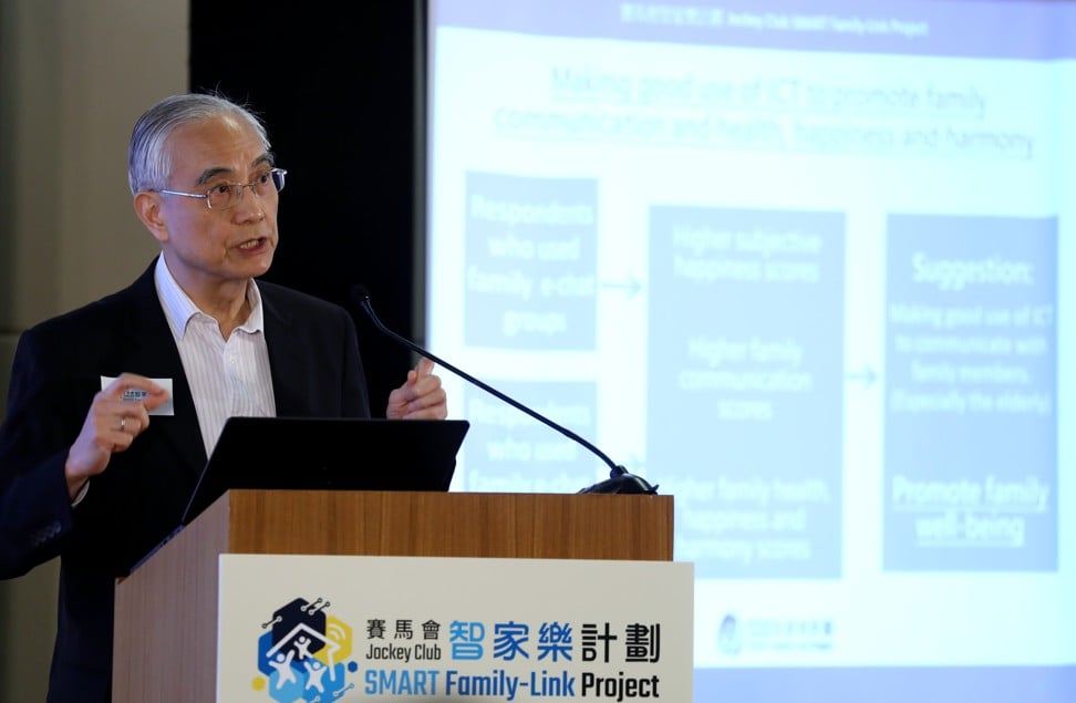 Dr Lam Tai-hing says using technology to improve the family home environment is more crucial than ever. Photo: SCMP / K.Y. Cheng