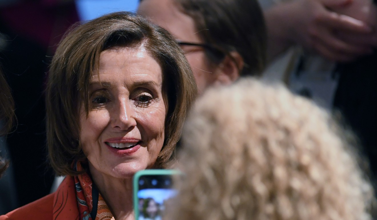 US House Speaker Nancy Pelosi at the Munich Security Conference in Germany on Friday. Photo: Reuters