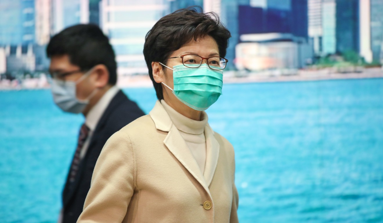 Chief Executive Carrie Lam’s much-criticised handling of the coronavirus outbreak has not gone unnoticed in Beijing. Photo: Winson Wong