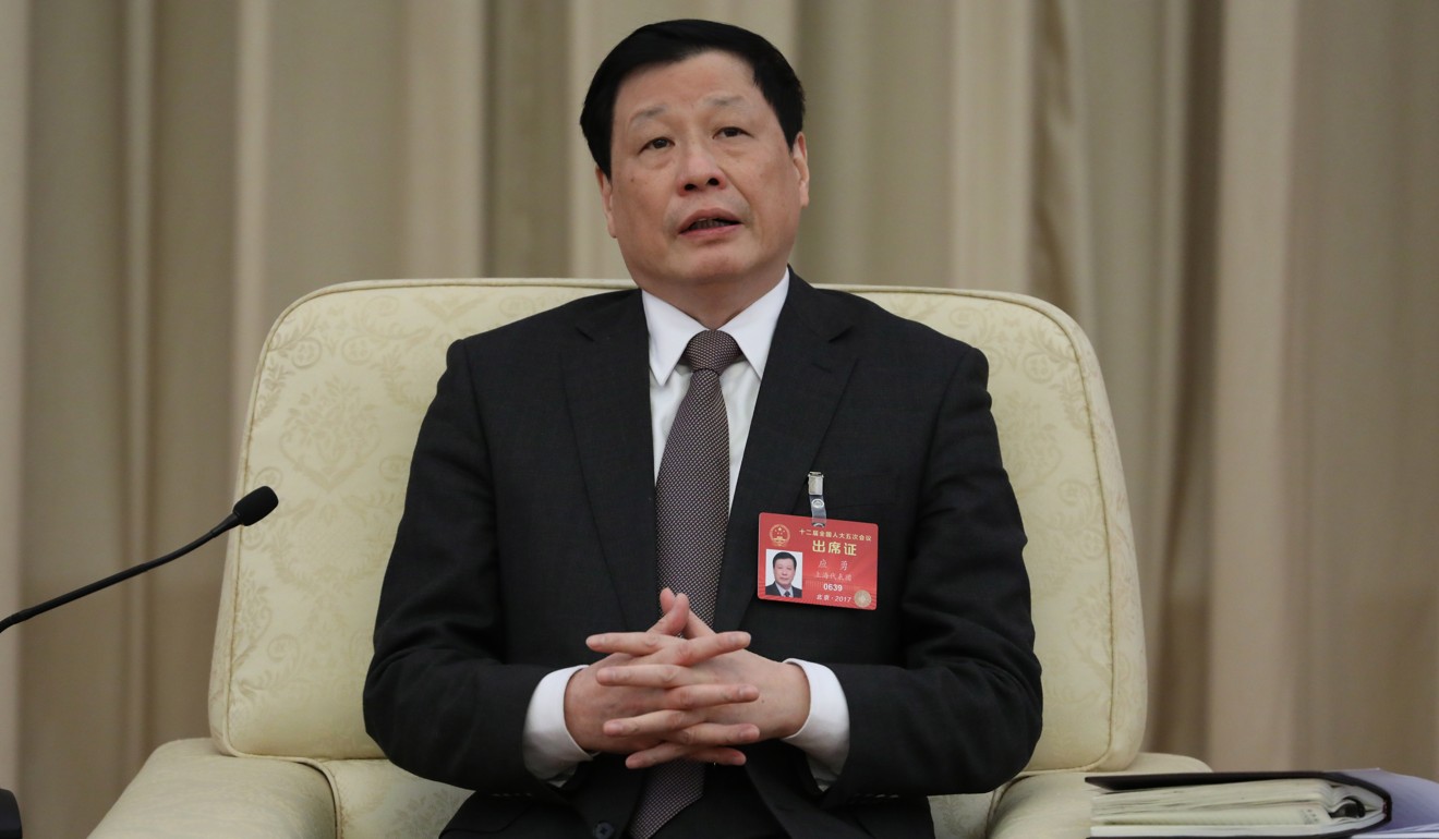Shanghai mayor Ying Yong has been appointed secretary of the Hubei provincial committee of the Communist party to help bring the coronavirus outbreak under control. Photo: EPA-EFE