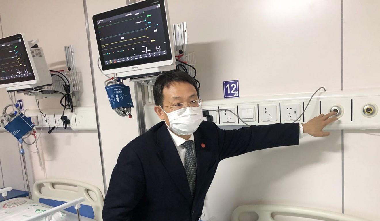 Professor Lu Hongzhou, an epidemiologist at the Shanghai Public Health Clinical Centre, said the hospital is upgrading its facilities to better prepare against future epidemics. Photo: Daniel Ren