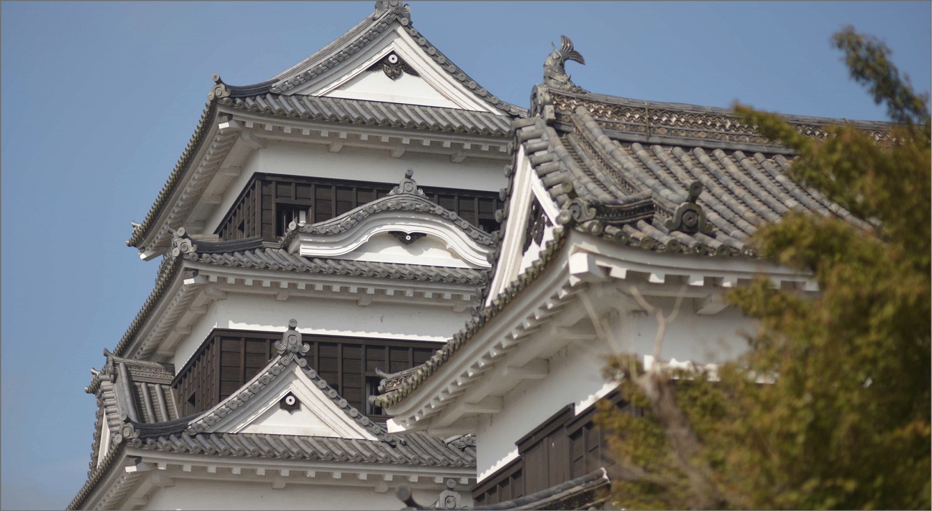 Ozu Castle in Japan can be privately rented for the right price. Photo: Ozu Castle