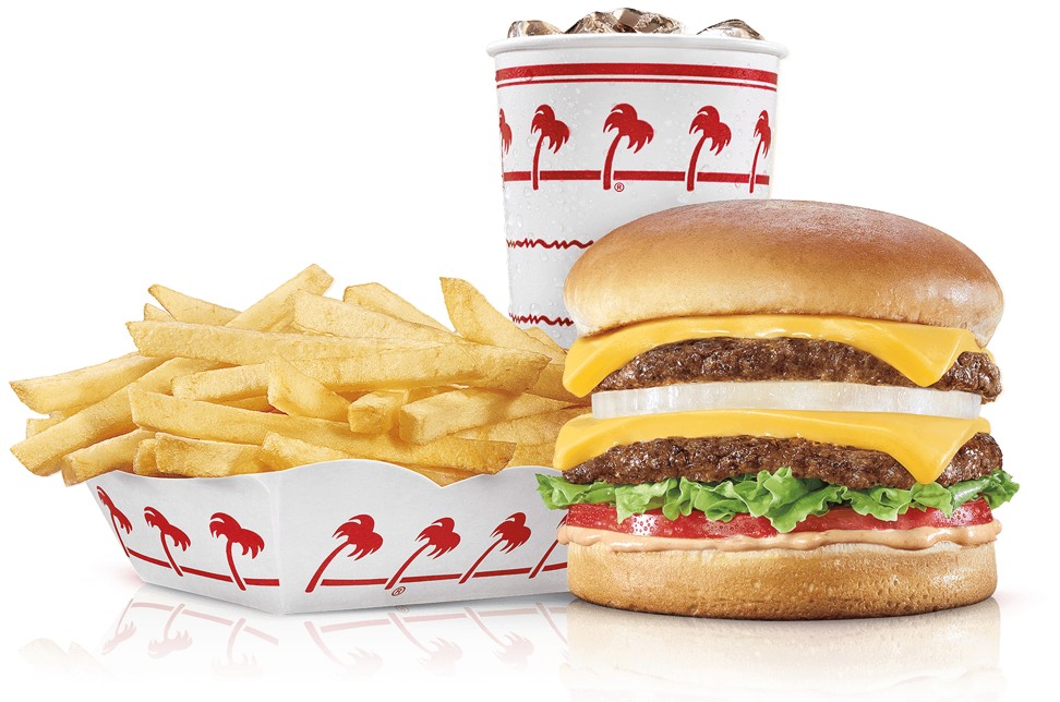 Double double meal from In-N-Out.