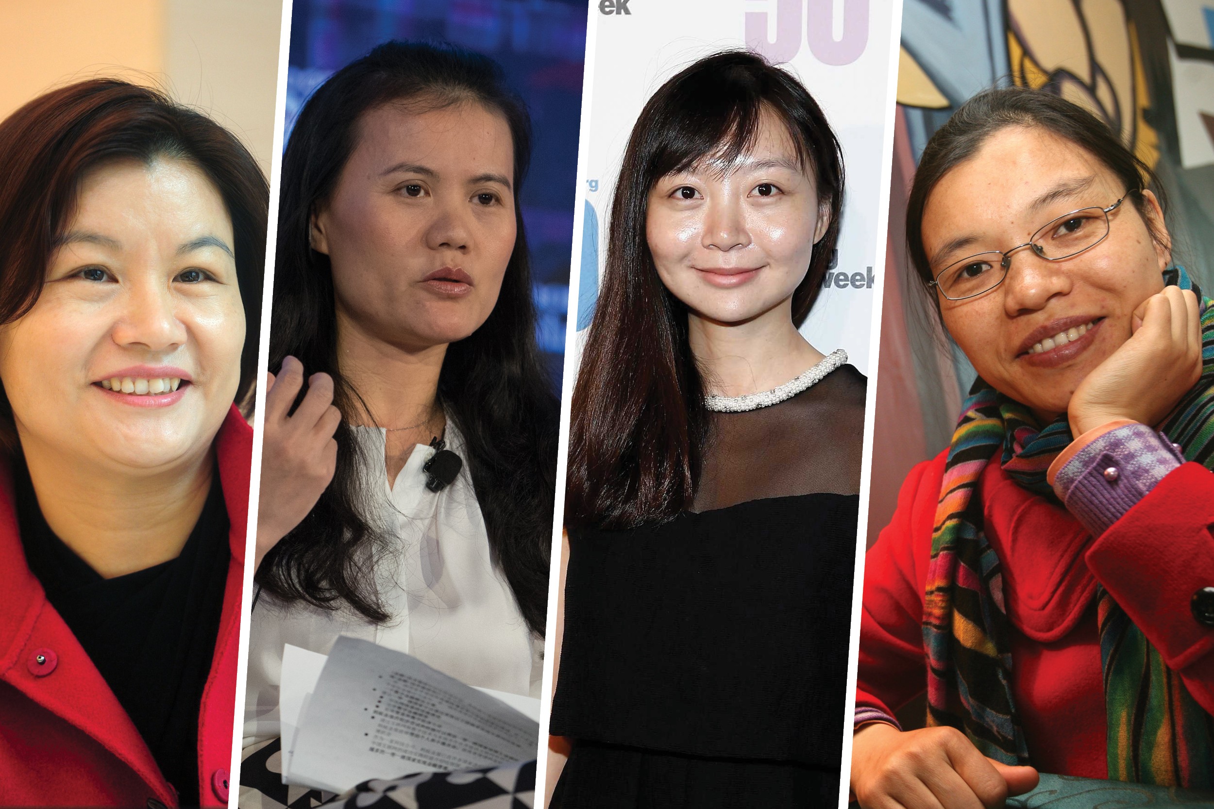 Zhou Qunfei, Lucy Peng Lei, Yang Luhan and Gong Haiyan are among the Chinese female entrepreneurs who prove gender shouldn’t be a barrier to business success. Photos: AFP/Bloomberg/Getty/Nick Otto