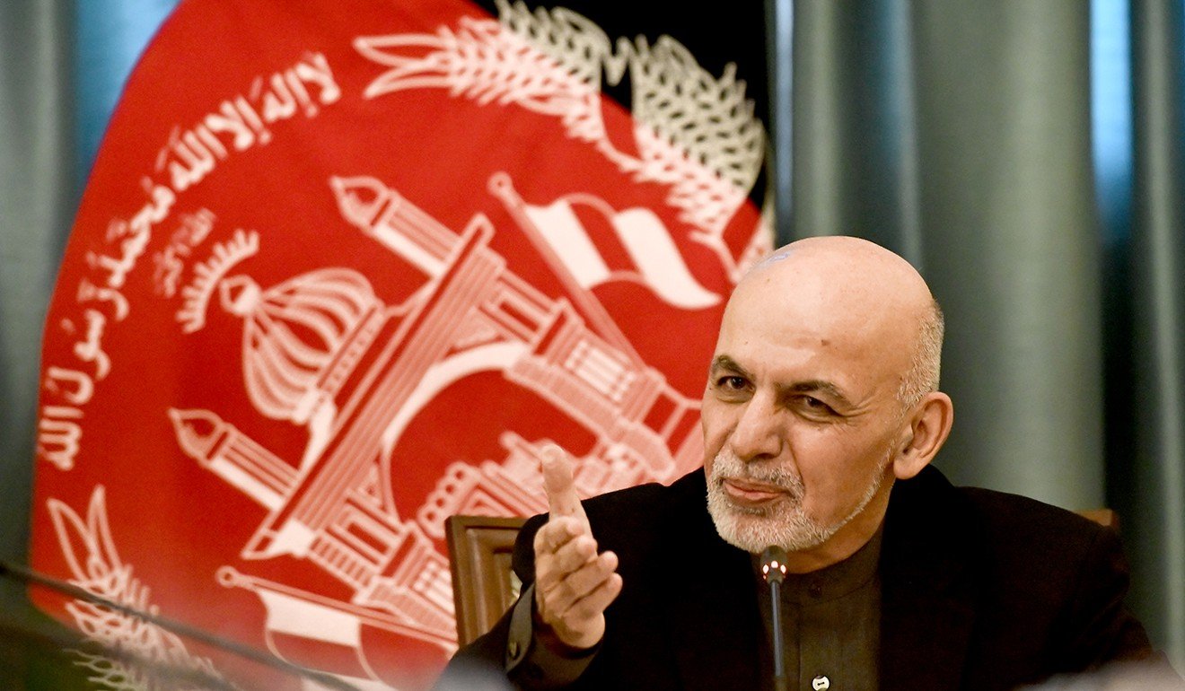 Afghan President Ashraf Ghani, who was confirmed the winner of the country’s September presidential election, with 50.64 per cent of the vote. Photo: DPA