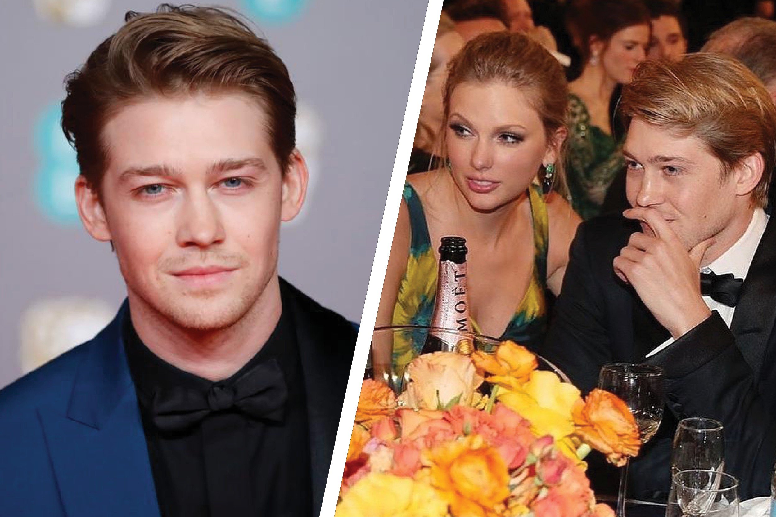 The world’s best-kept secret: Joe Alwyn has been dating Taylor Swift for three years. Photo: AFP and Instagram