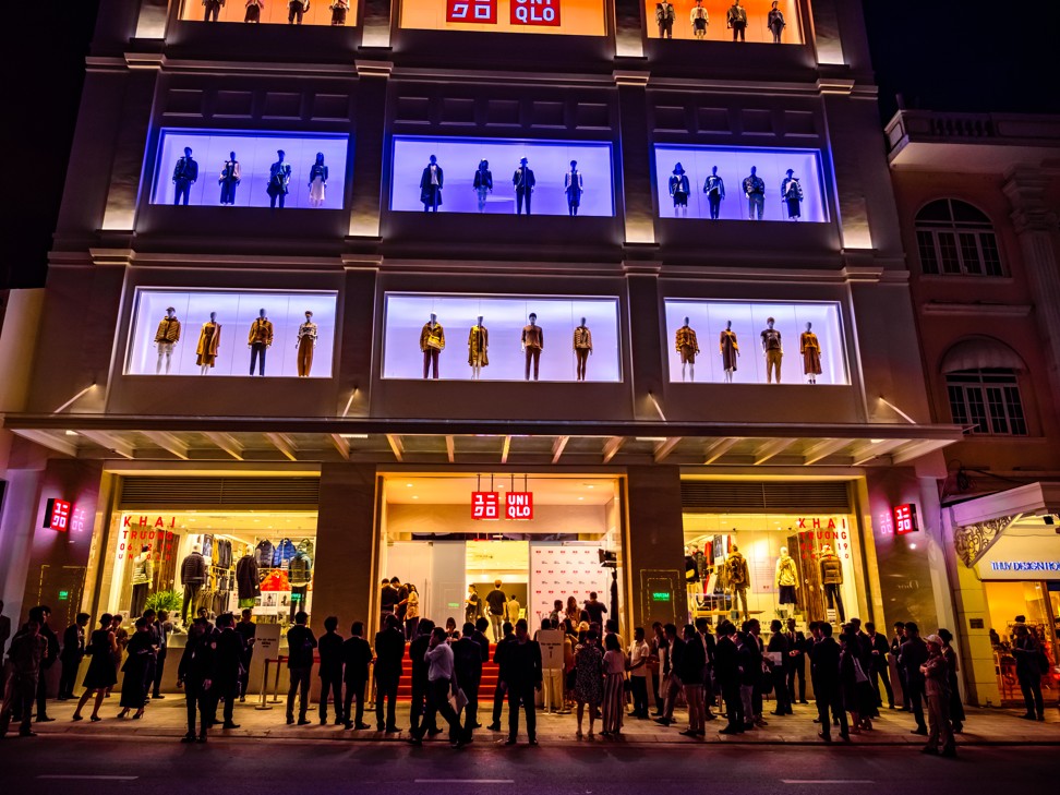 Uniqlo’s entry into Vietnam, a 3,000-square-metre store on Dong Khoi Street, arrived in December. Photo: Shutterstock